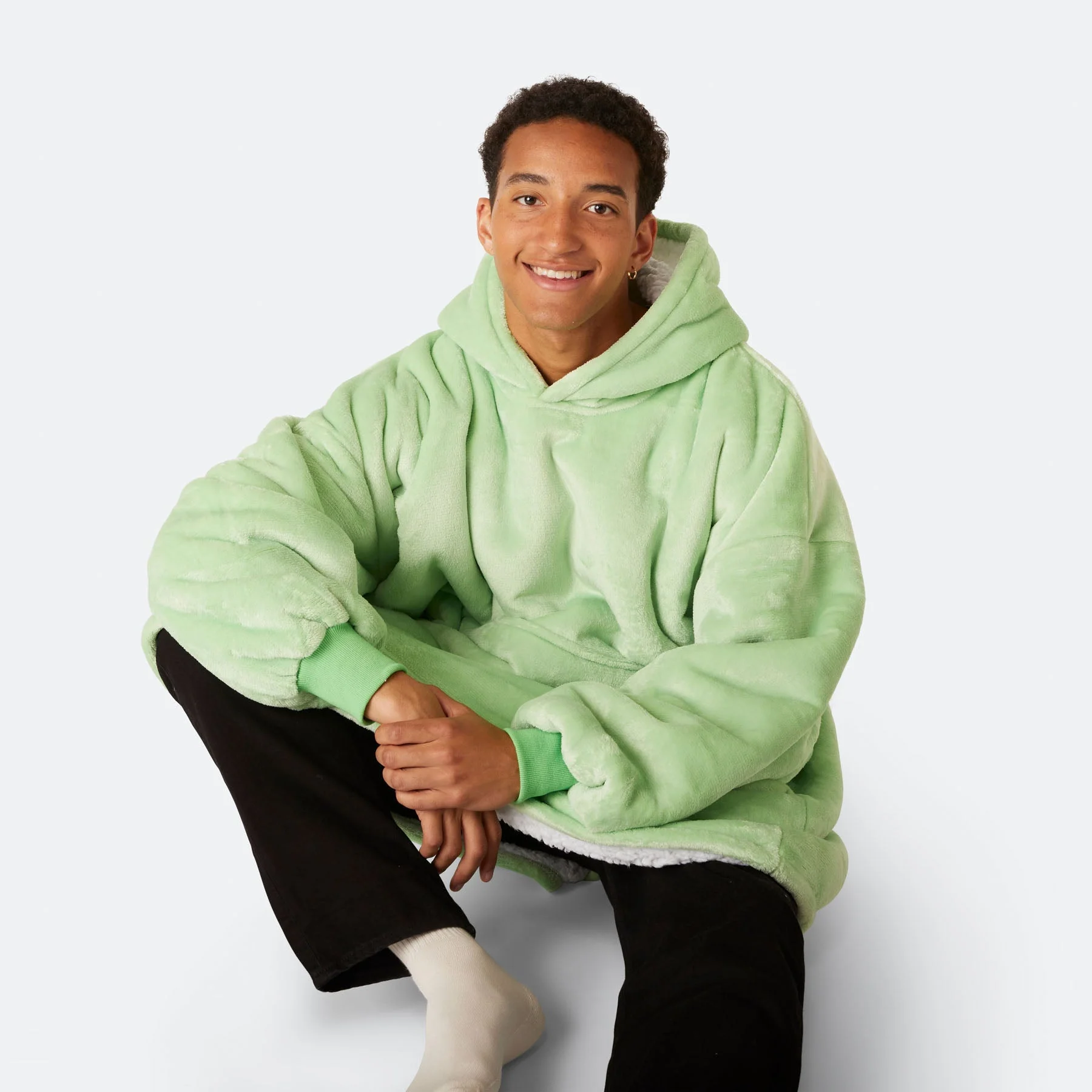 Hellgrüner HappyHoodie - Image 7