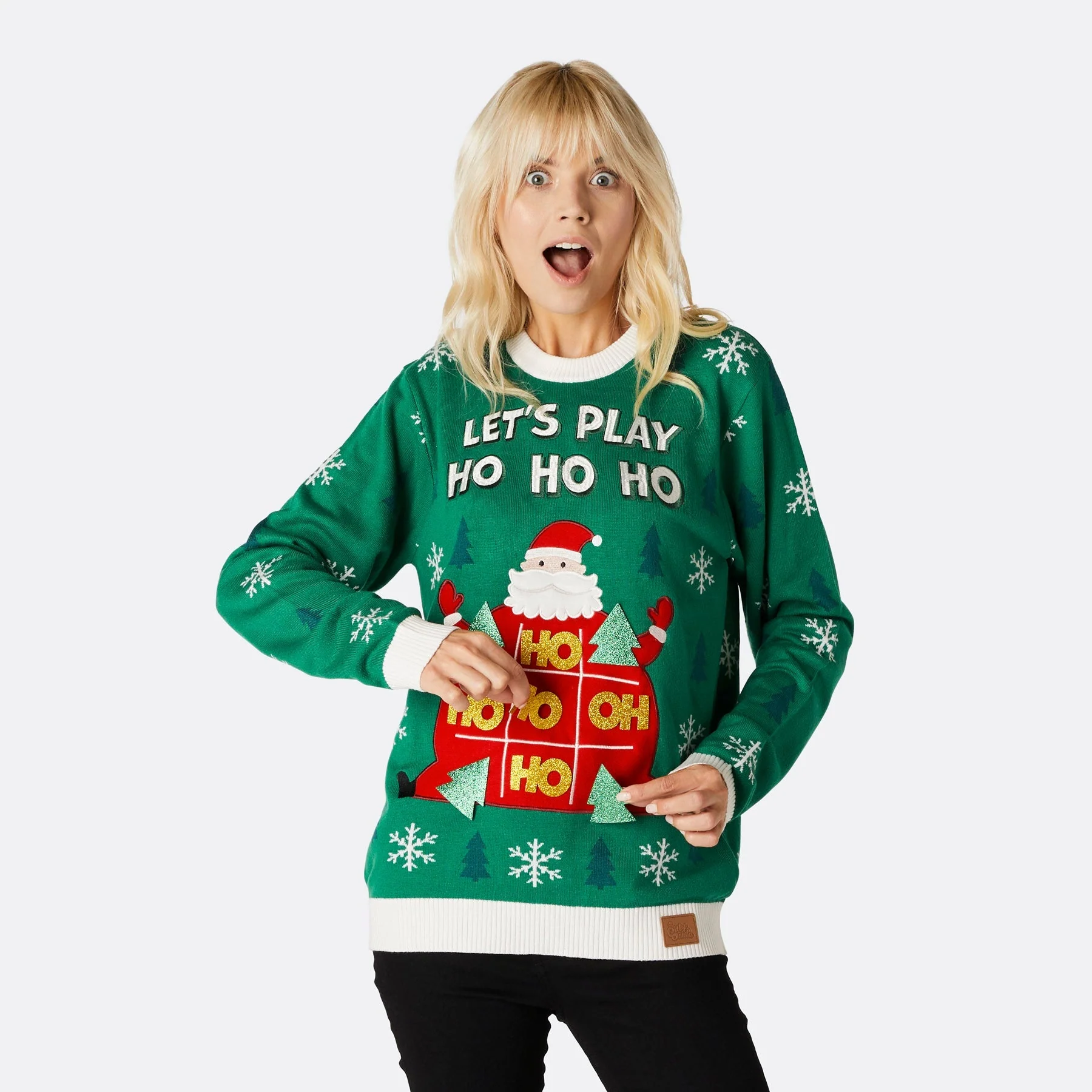 Ho Ho Ho Weihnachtspullover Damen - Image 2