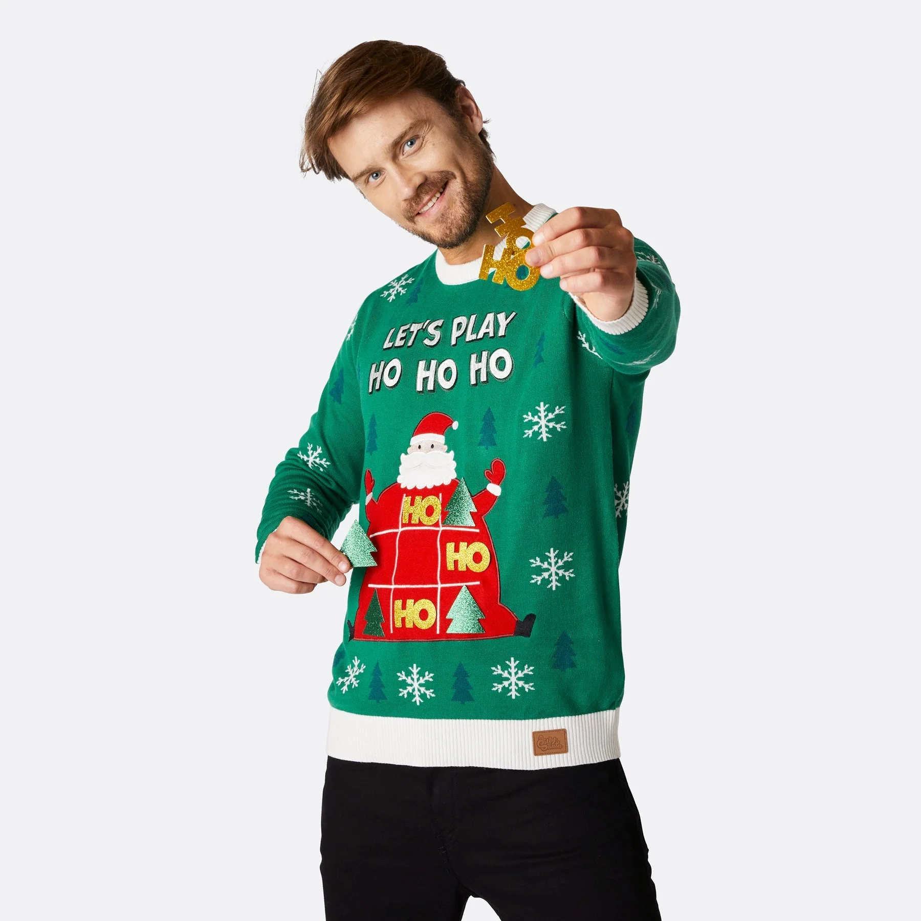Ho Ho Ho Weihnachtspullover Herren - Image 2