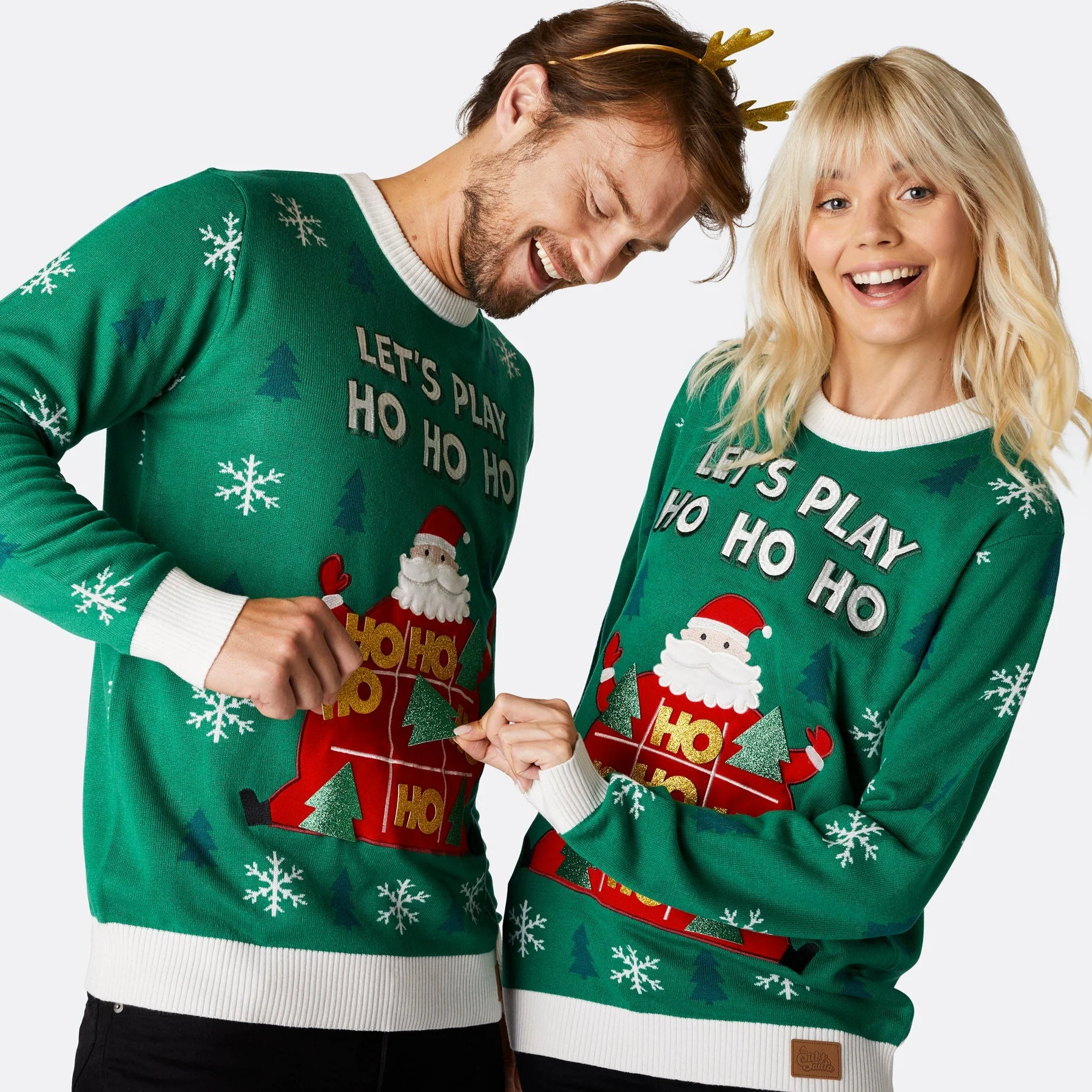 Ho Ho Ho Weihnachtspullover Herren - Image 3