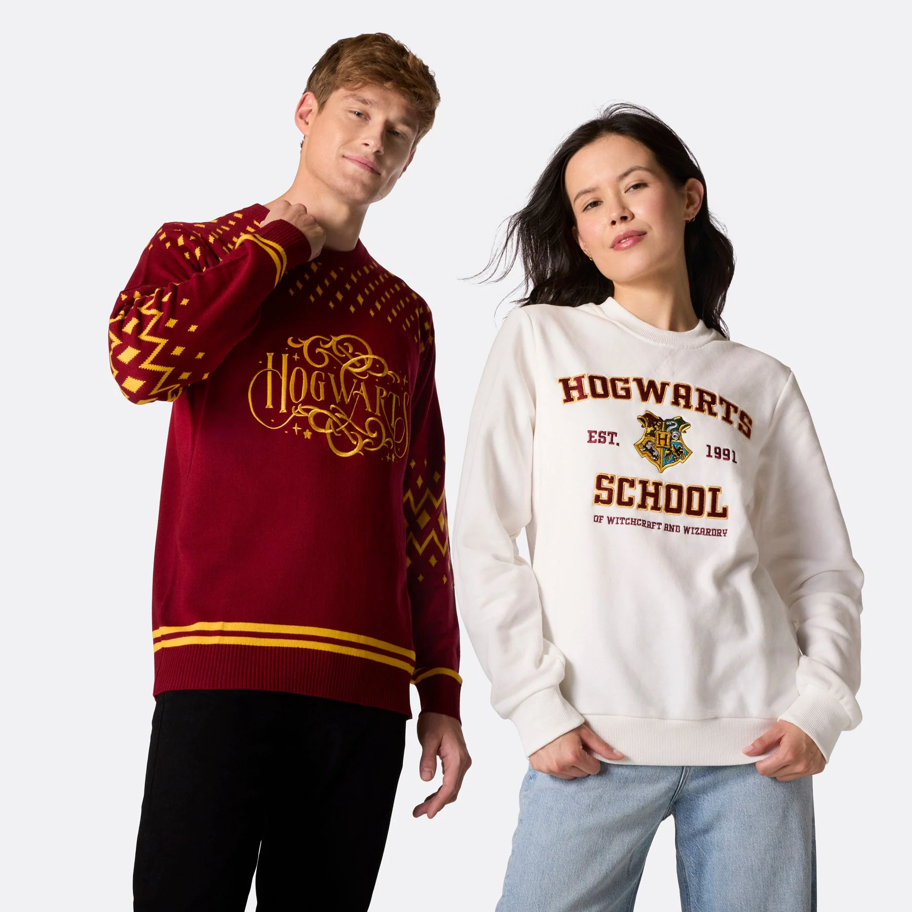 Hogwarts School Weihnachts-Sweatshirt Herren - Image 4