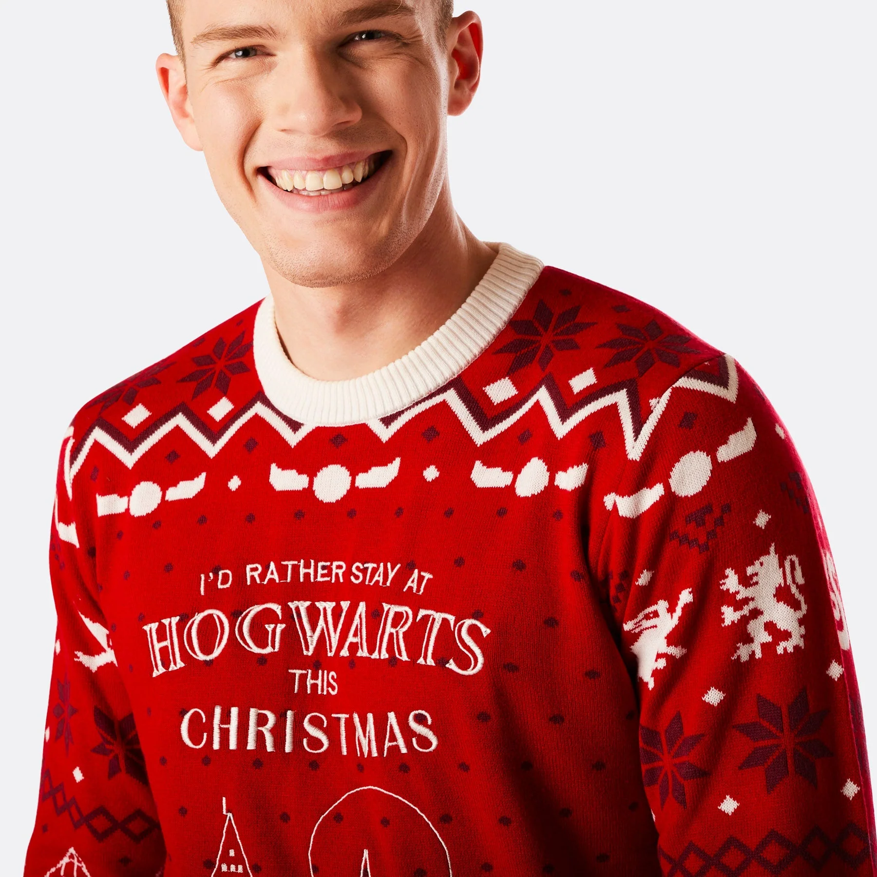 Hogwarts Weihnachtspullover Herren - Image 2