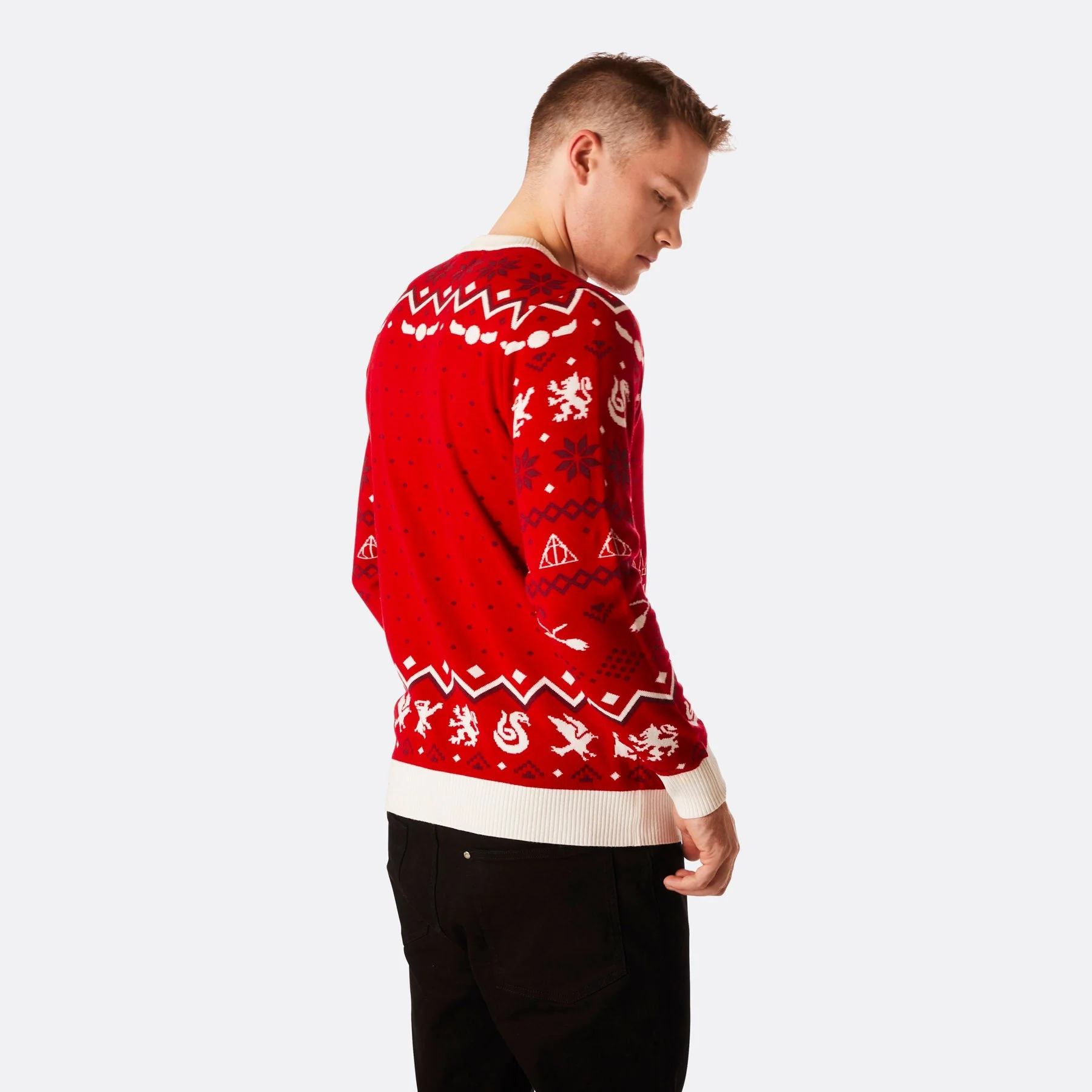 Hogwarts Weihnachtspullover Herren - Image 3