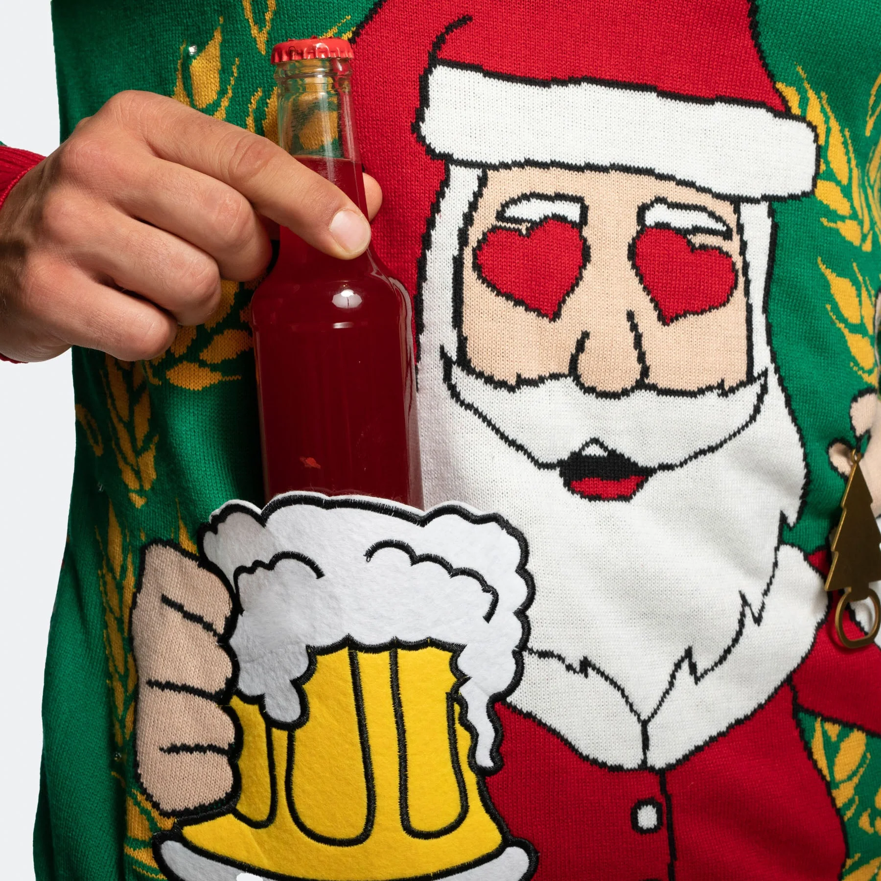 Hol Mir Mal Ein Bier Weihnachtspullover Damen - Image 5