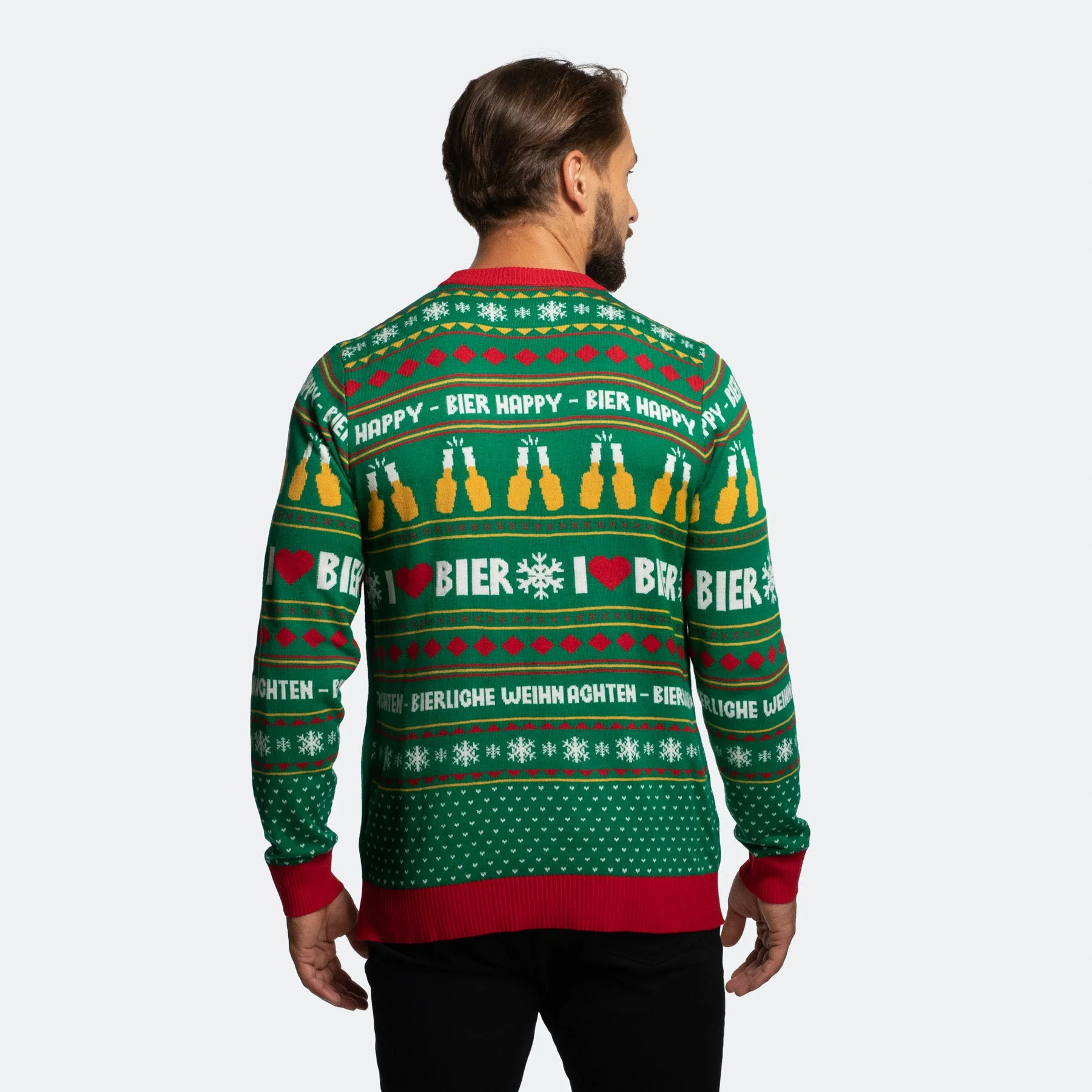 Hol Mir Mal Ein Bier Weihnachtspullover Herren - Image 3