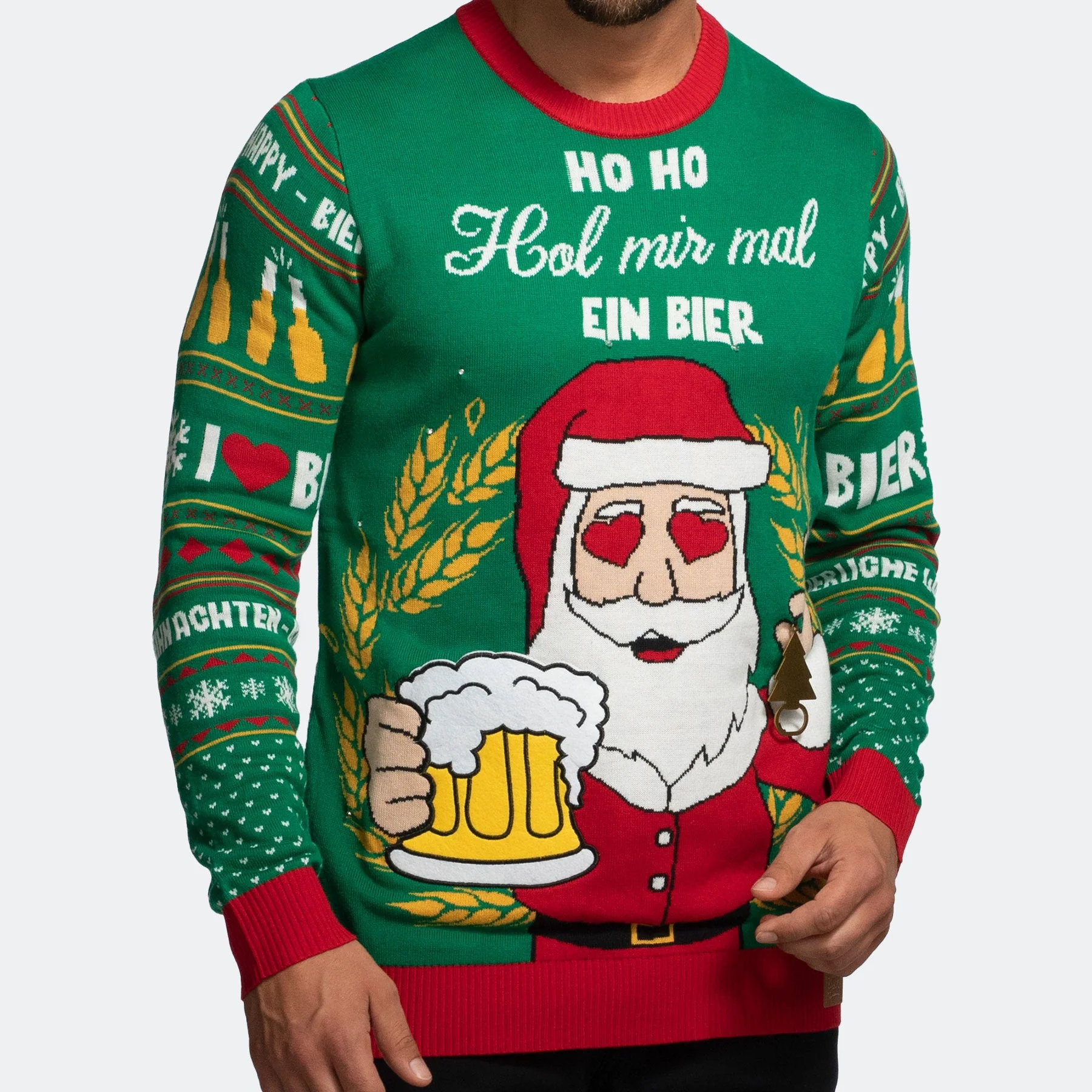 Hol Mir Mal Ein Bier Weihnachtspullover Herren - Image 6
