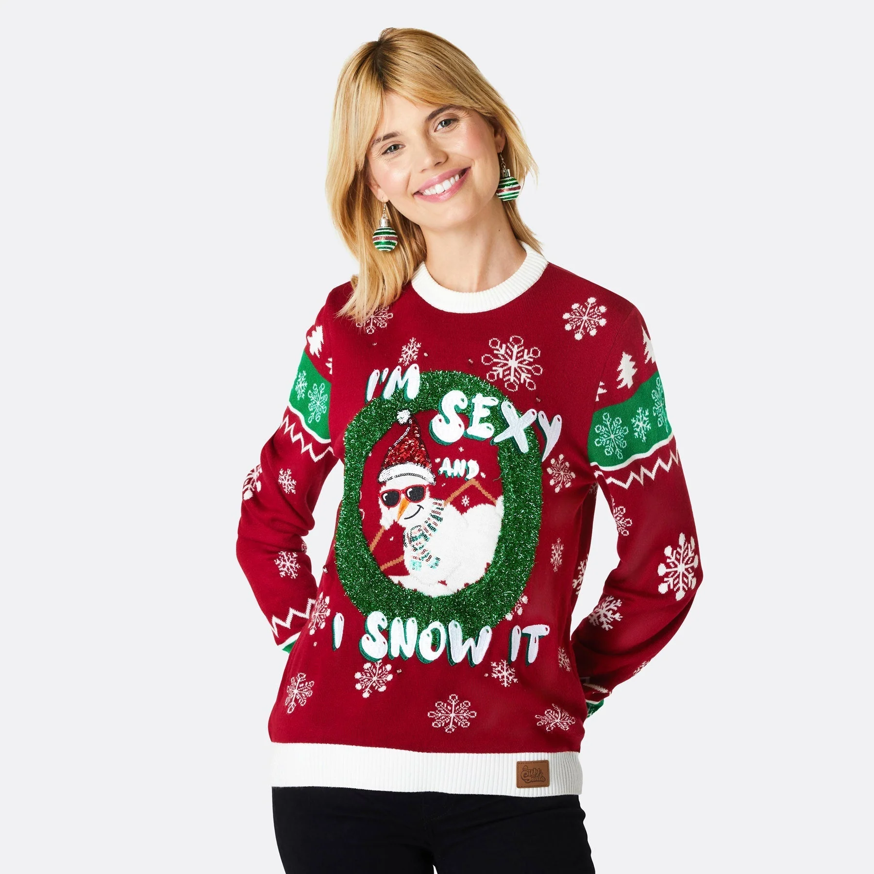 I'm Sexy And I Snow It Weihnachtspullover Damen - Image 4