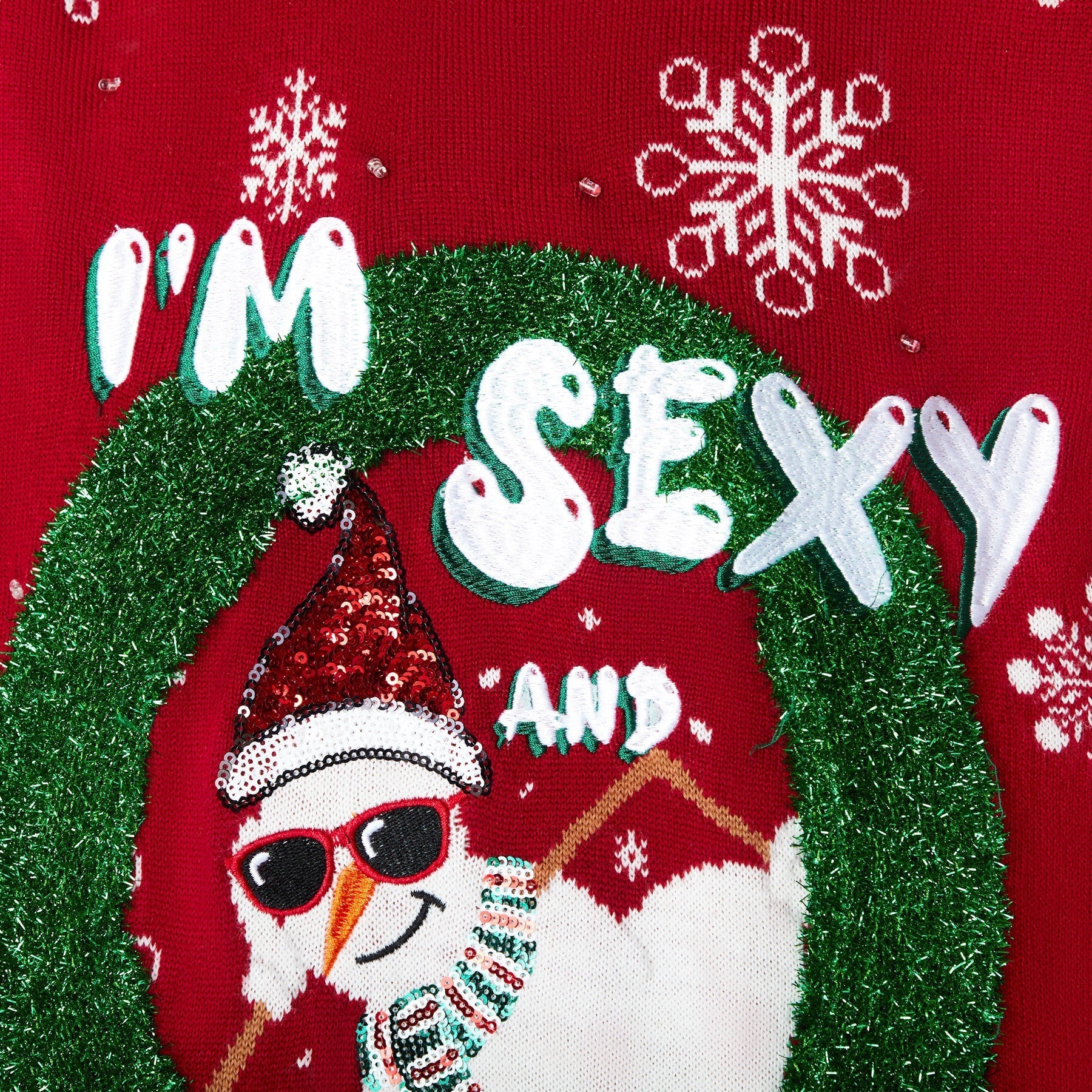I'm Sexy And I Snow It Weihnachtspullover Damen - Image 6