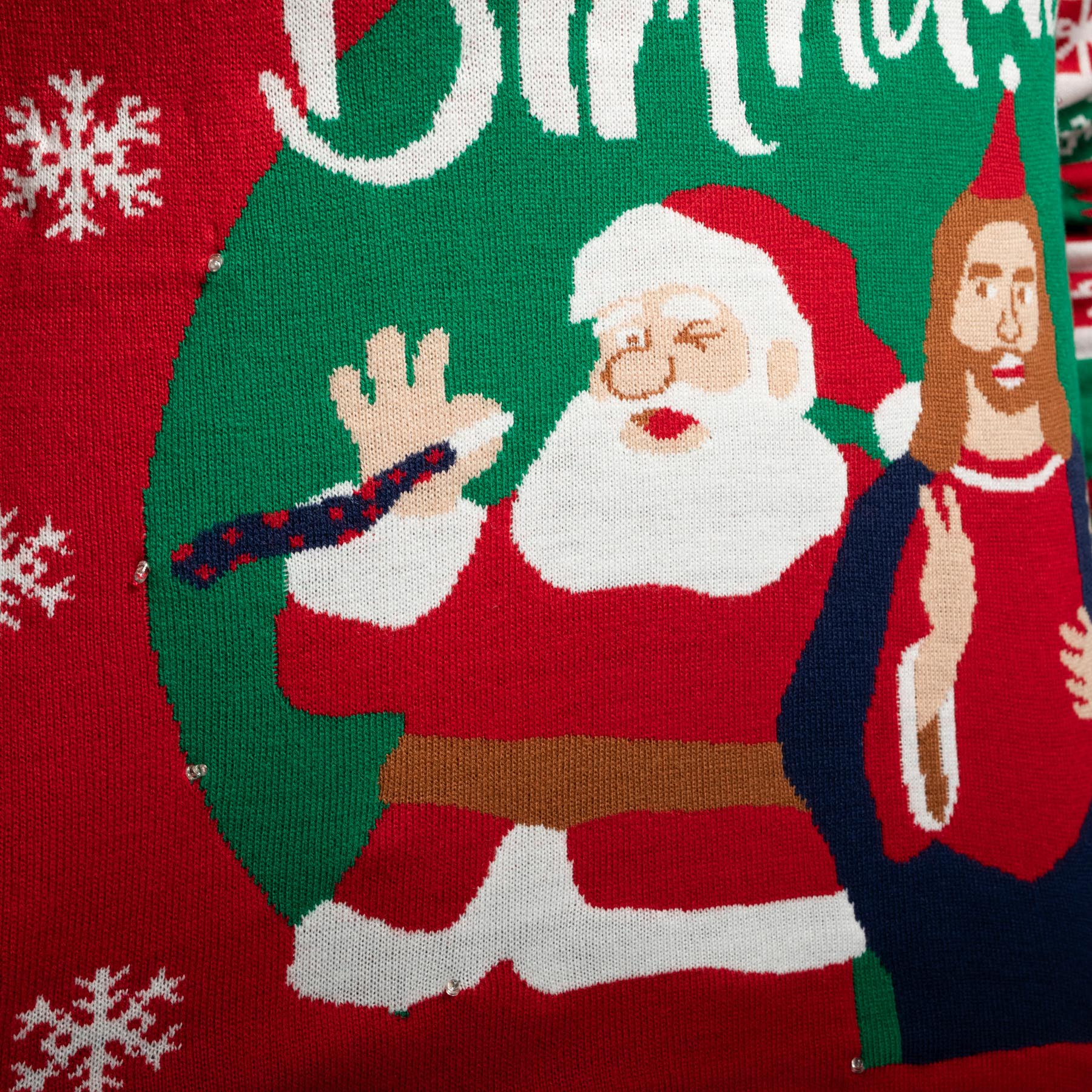 Go Jesus, it´s Your Birthday! Weihnachtspullover Herren - Image 4