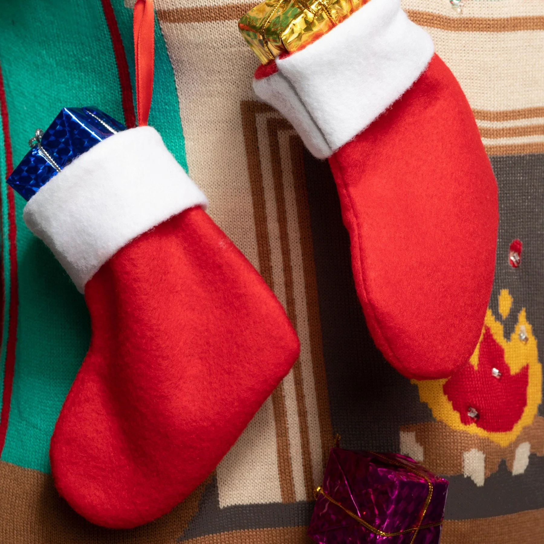 Kamin Weihnachtspullover Damen - Image 5