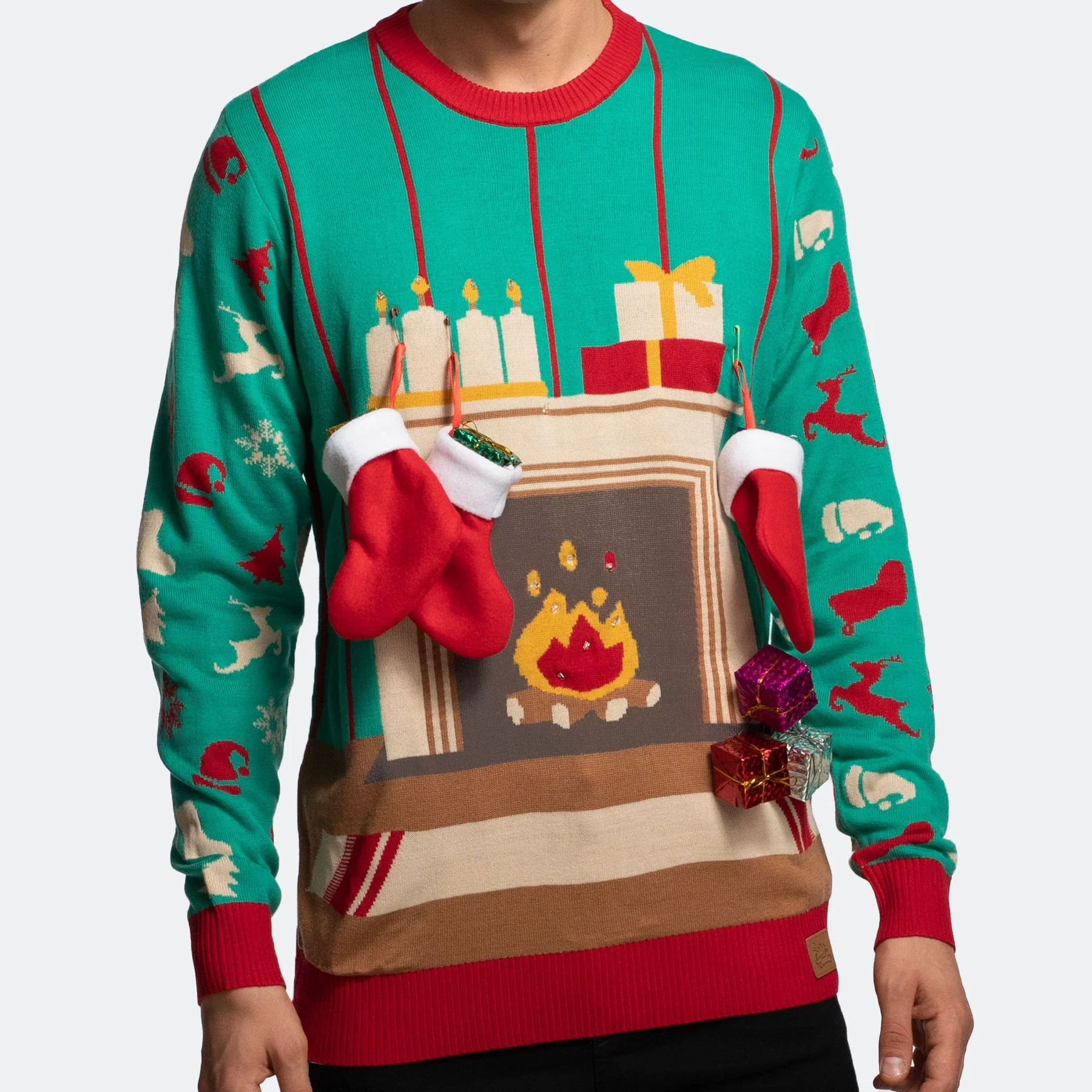 Kamin Weihnachtspullover Herren - Image 6