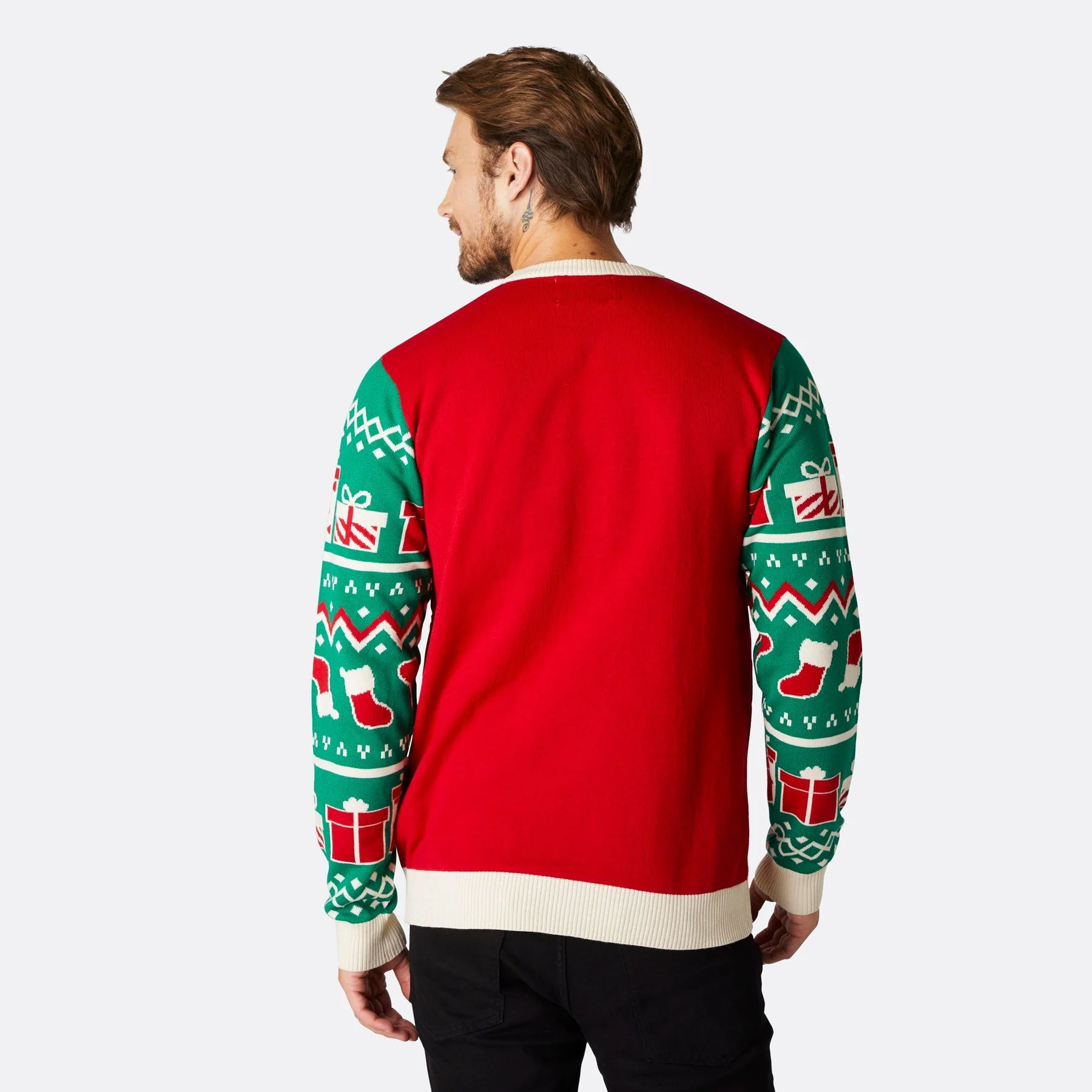 Kamin Weihnachtspullover Herren - Image 3
