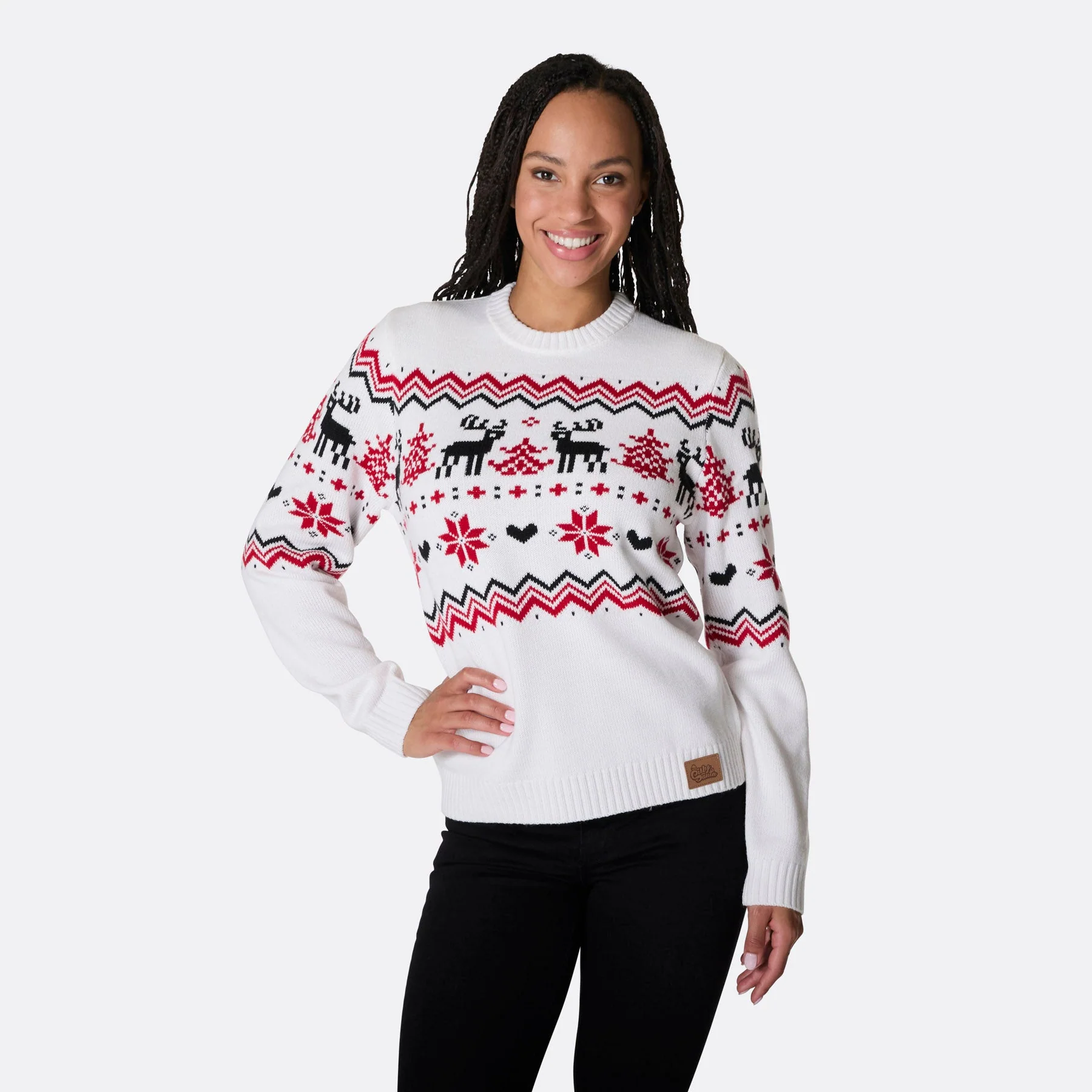 Klassischer Weihnachtspullover Damen - Image 2