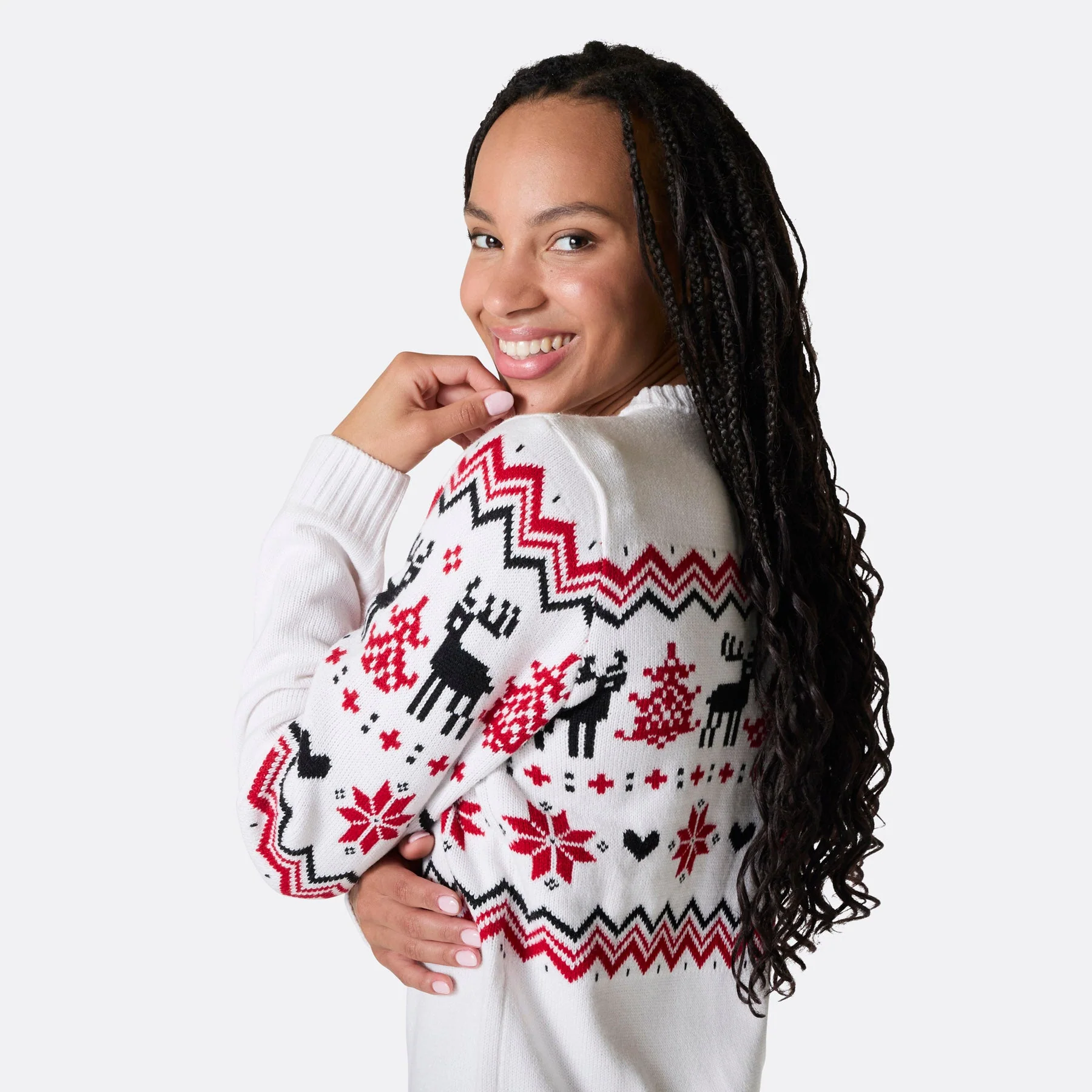 Klassischer Weihnachtspullover Damen - Image 3