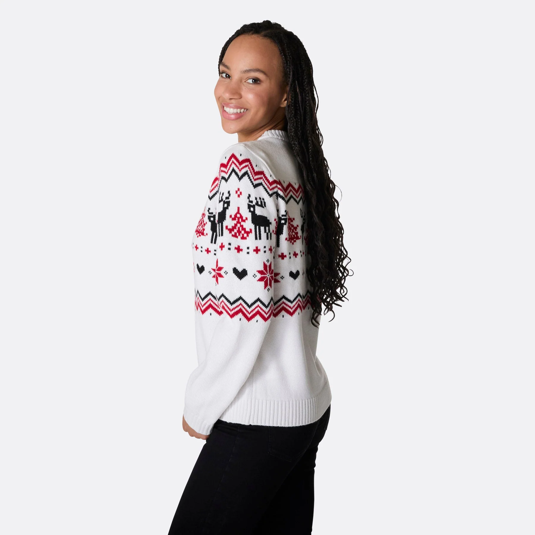 Klassischer Weihnachtspullover Damen - Image 4