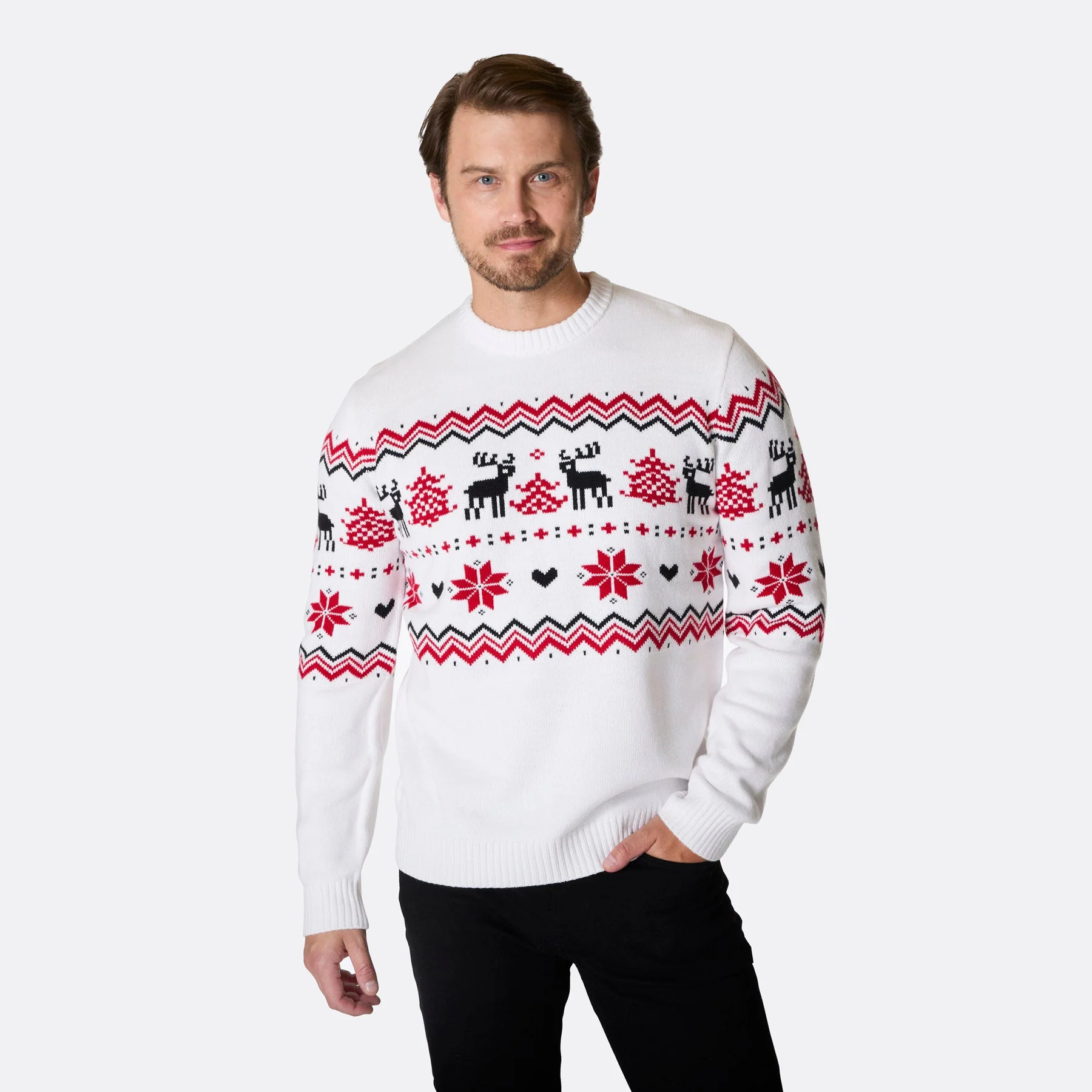Klassischer Weihnachtspullover Herren - Image 4