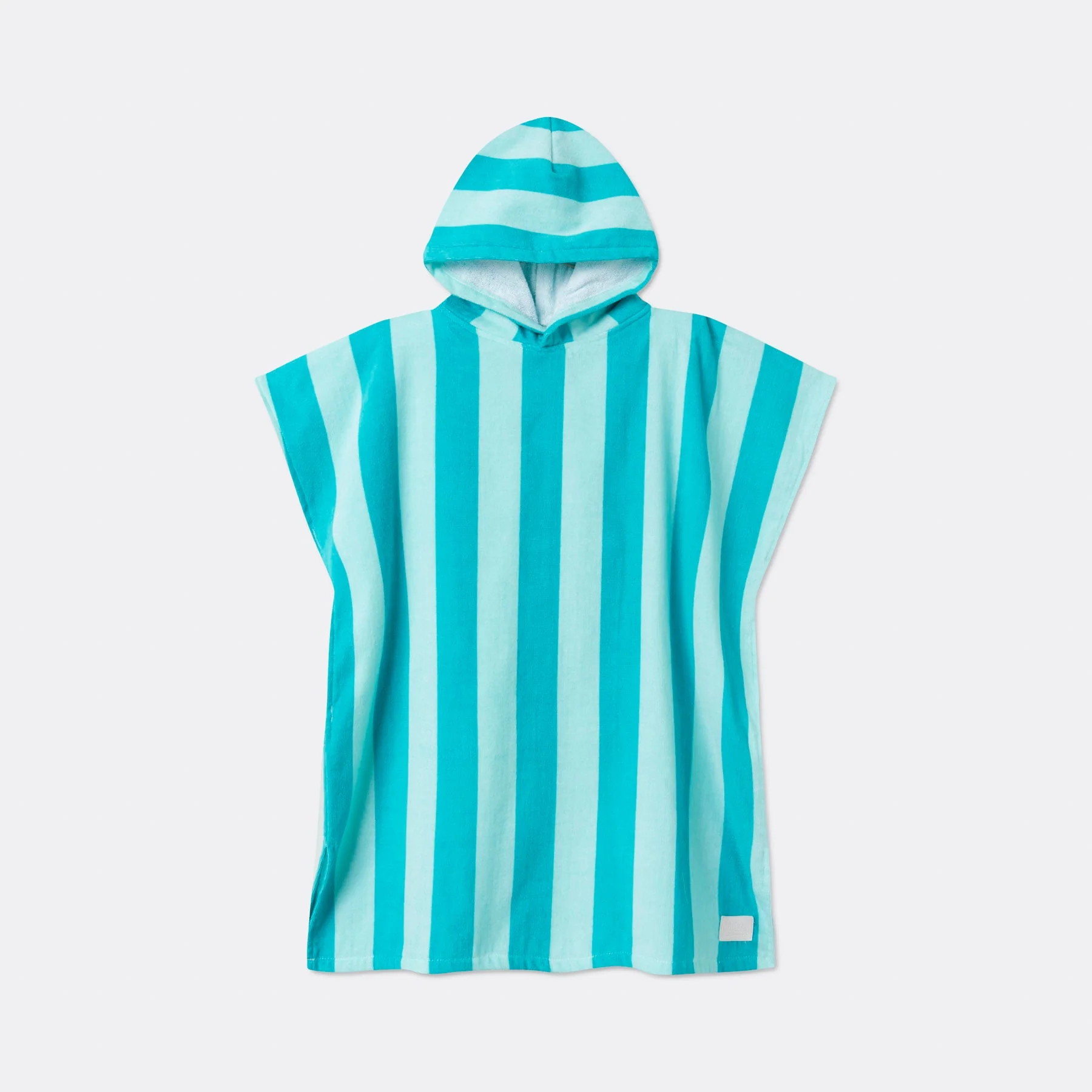 Koralle Gestreifter Badeponcho Kinder - Image 4
