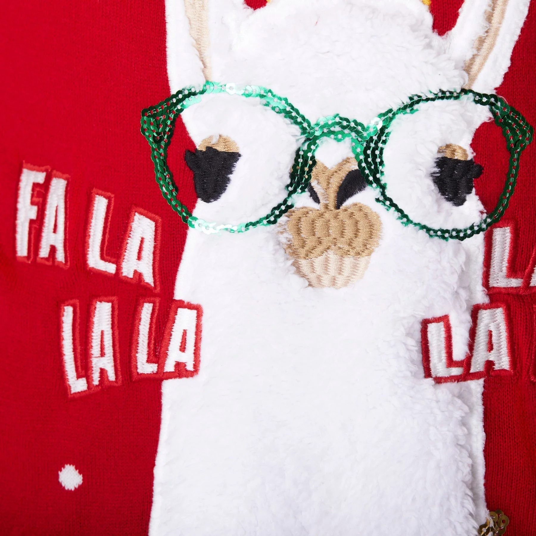 Lama Weihnachtspullover Damen - Image 5