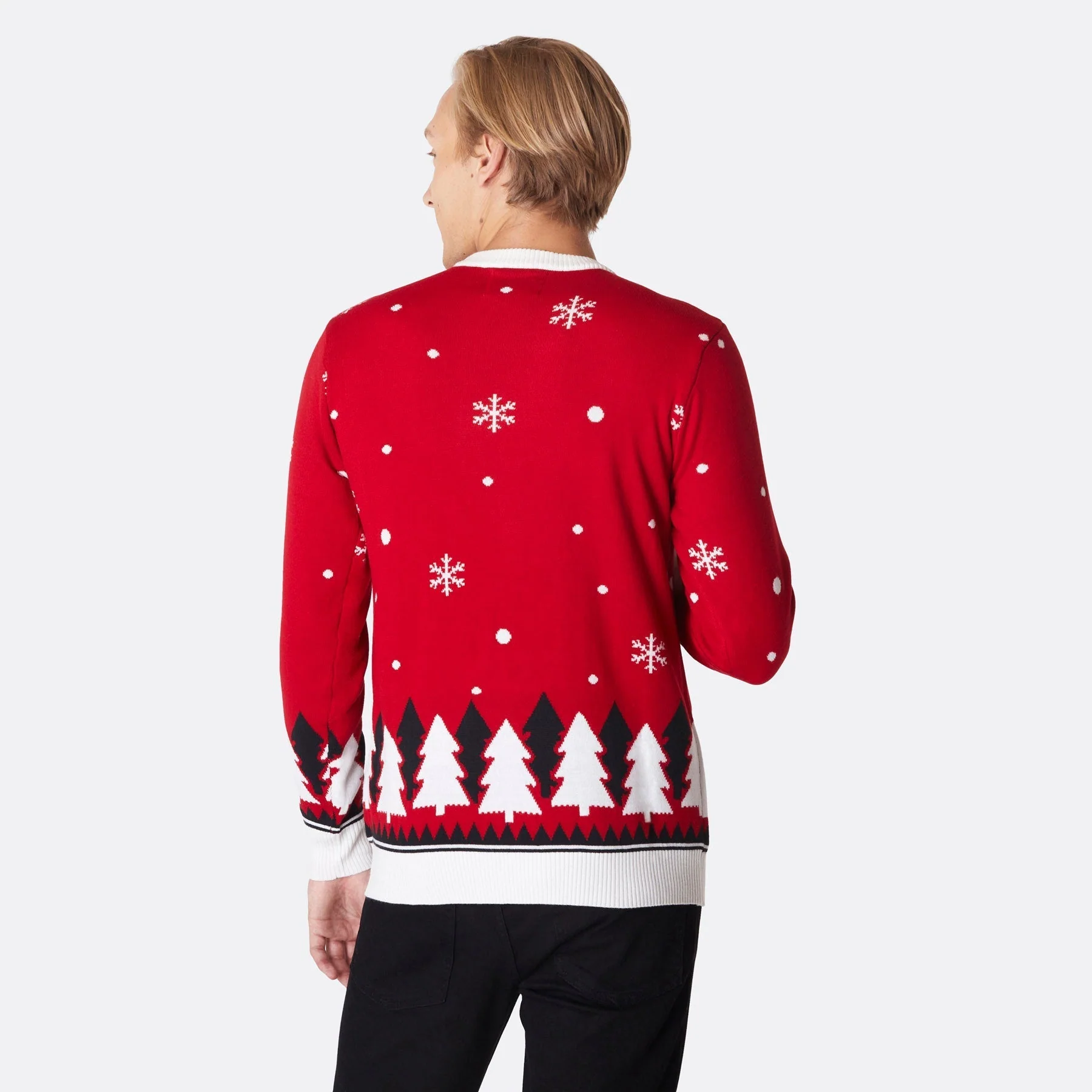 Lama Weihnachtspullover Herren - Image 3