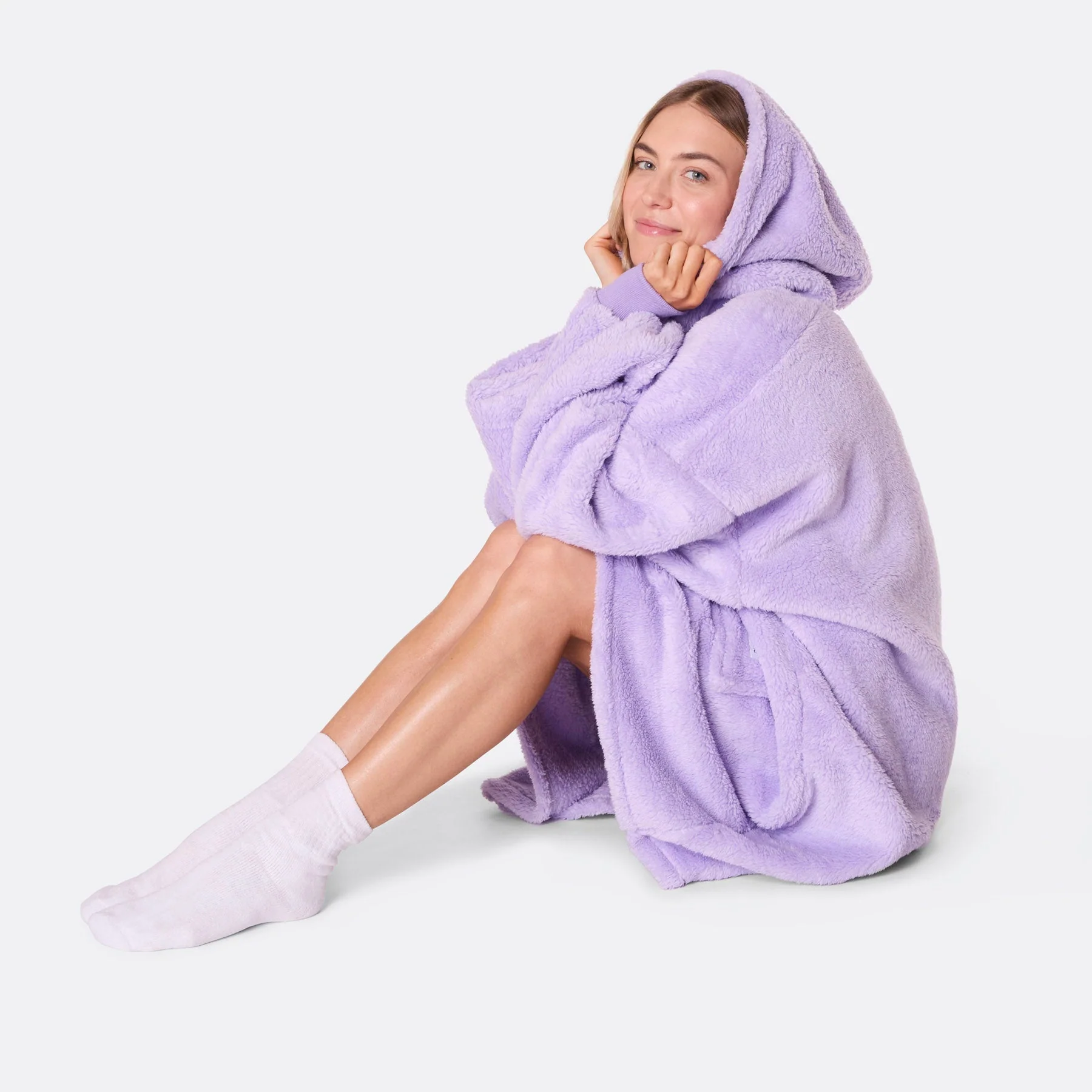 Lavendel Teddy HappyHoodie - Image 2