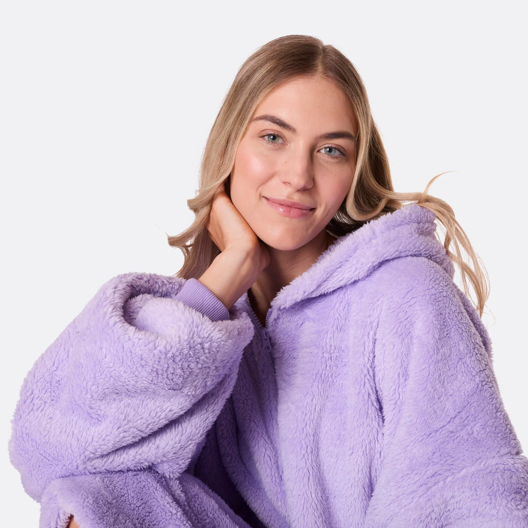 Lavendel Teddy HappyHoodie - Image 3