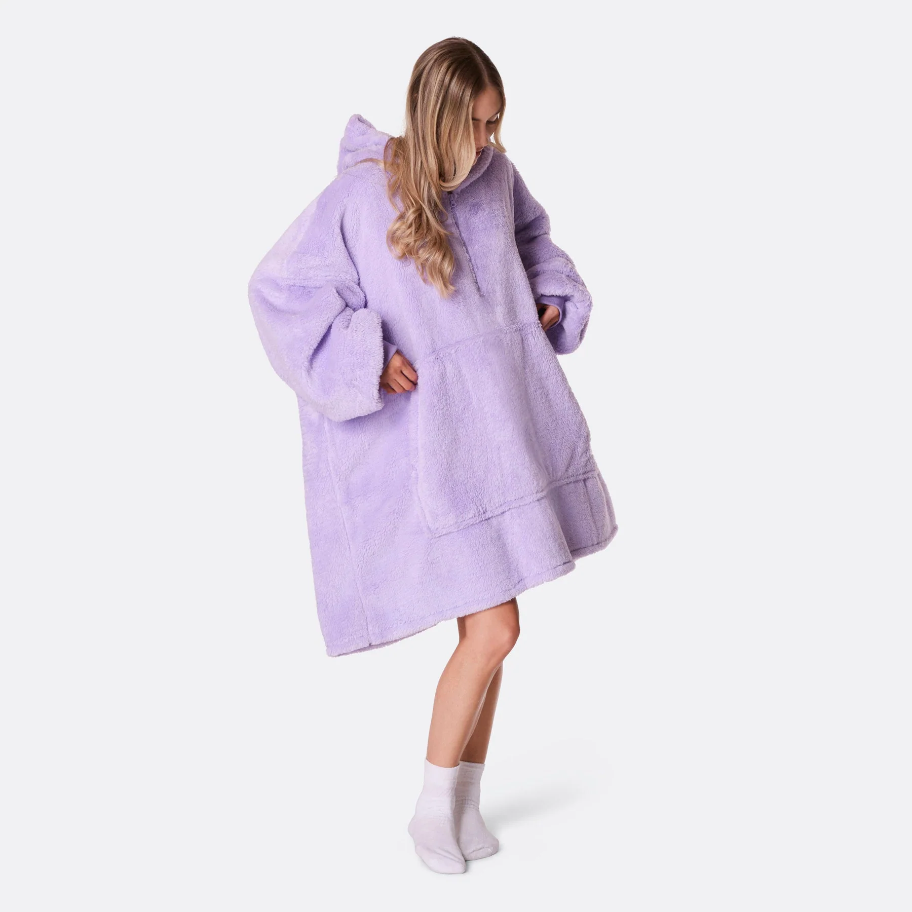 Lavendel Teddy HappyHoodie - Image 6