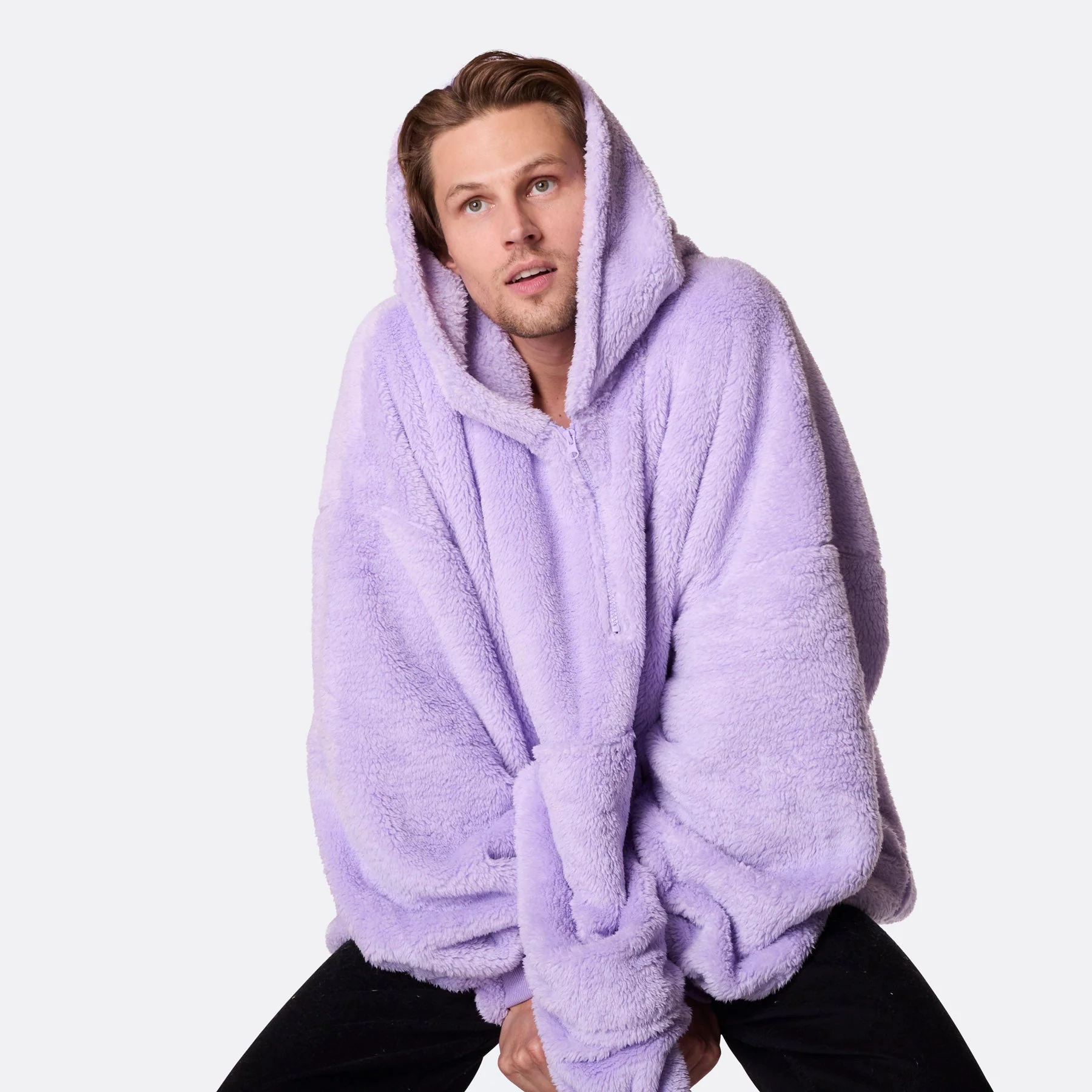 Lavendel Teddy HappyHoodie - Image 8