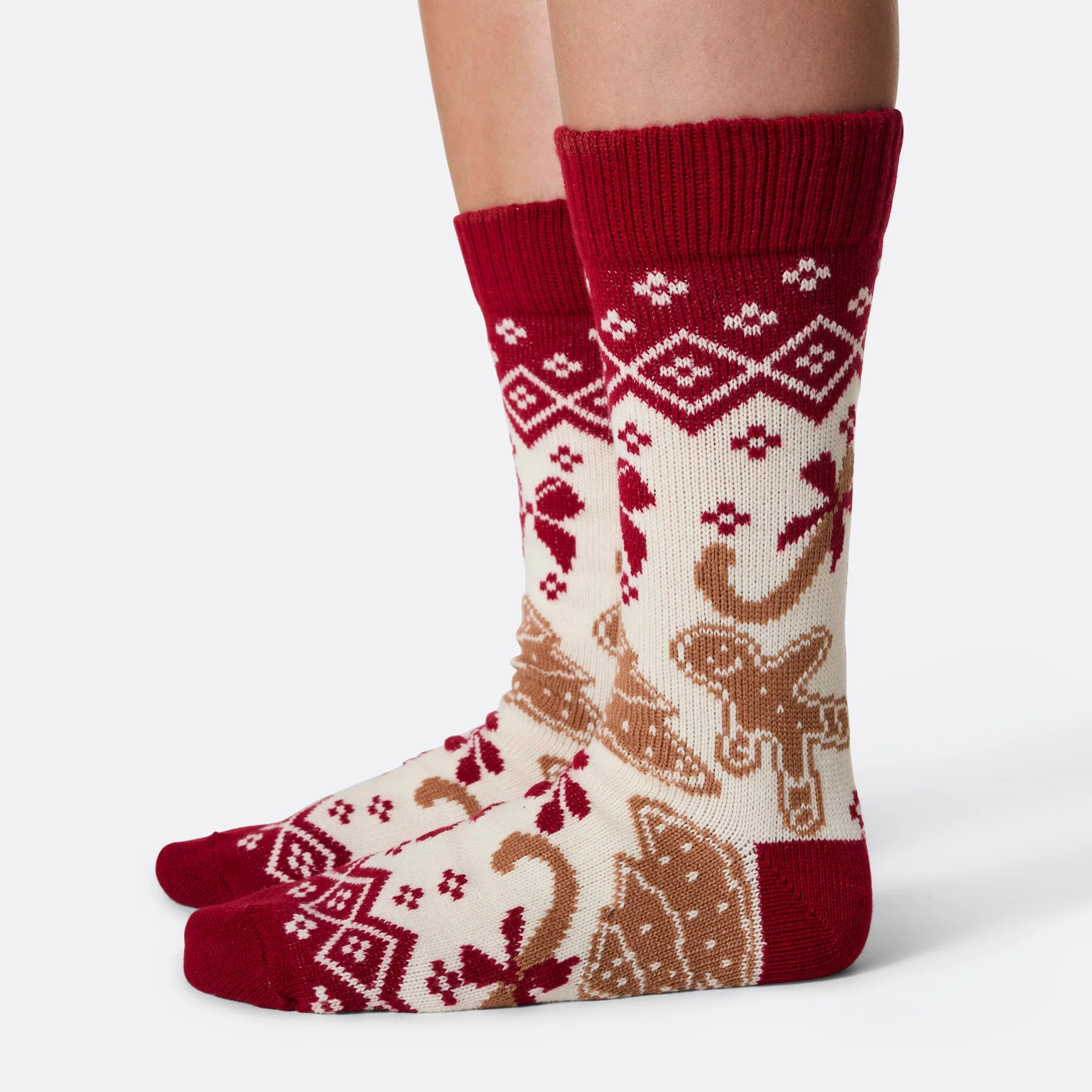 Lebkuchen Weihnachts-Stricksocken - Image 3