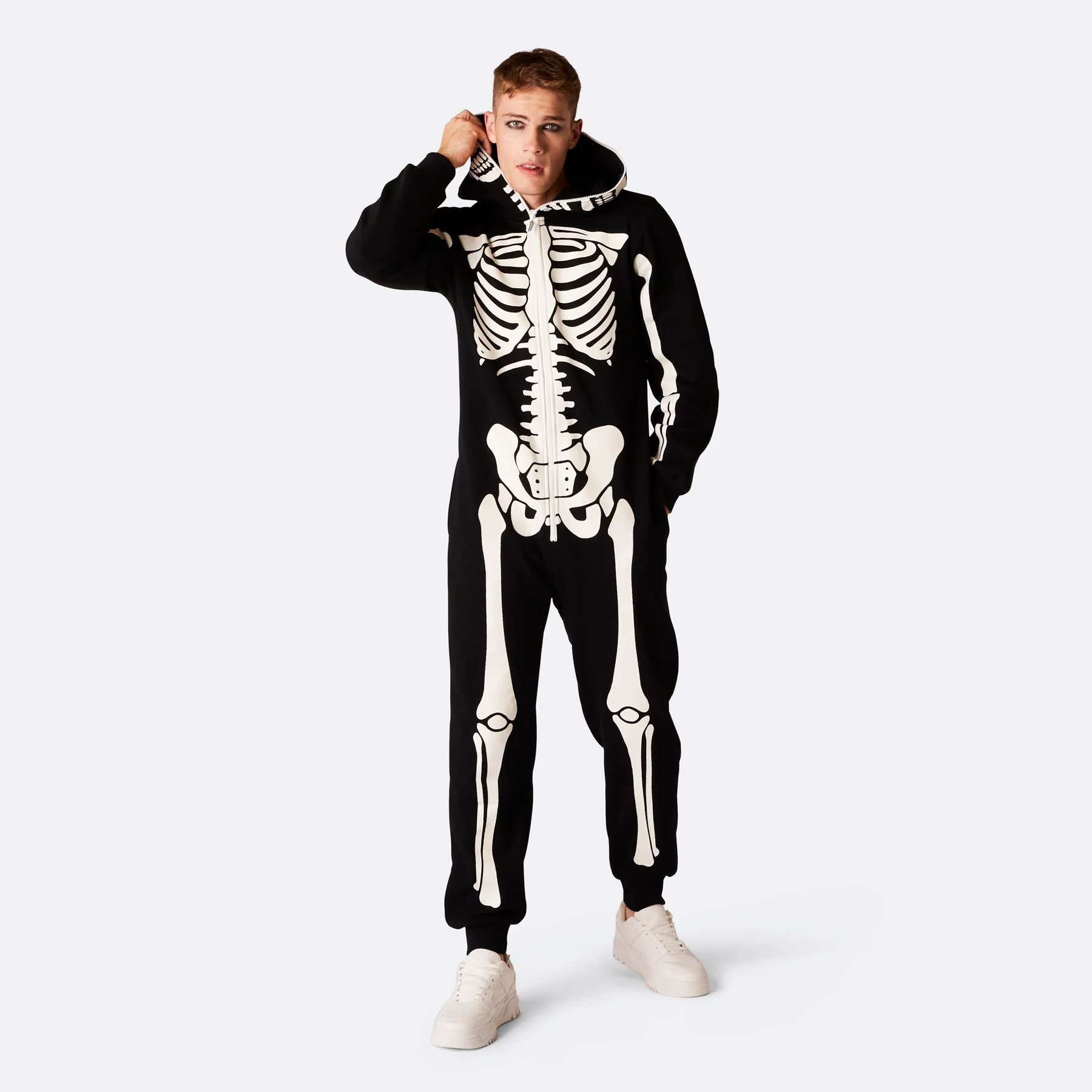 Skelett Halloween Onesie Herren - Image 2