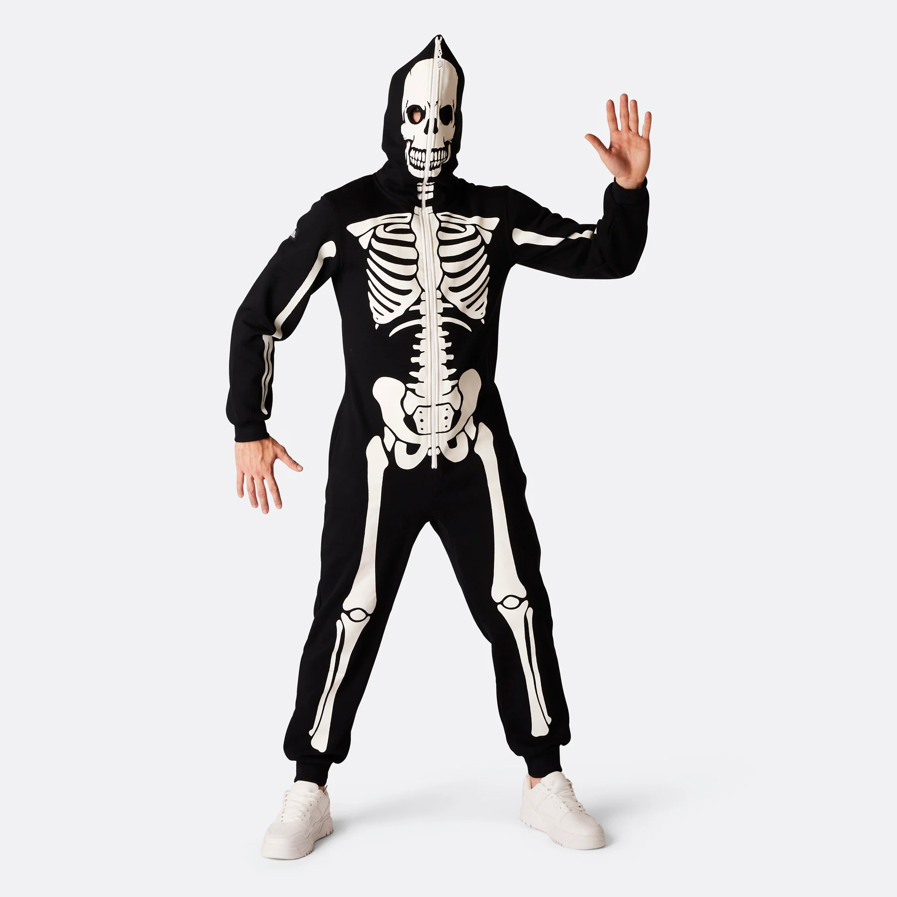 Skelett Halloween Onesie Herren - Image 3