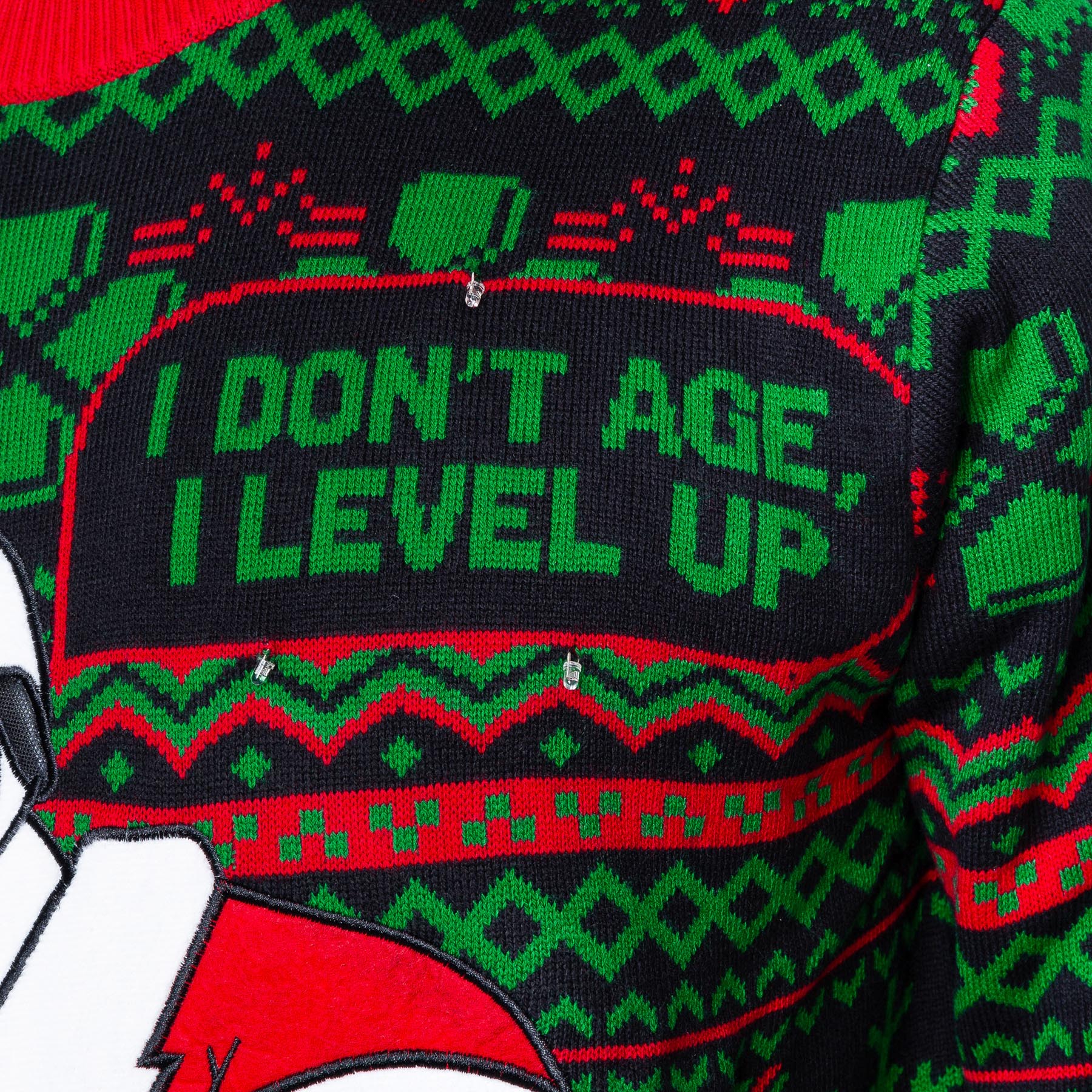 Level Up Weihnachtspullover Damen - Image 4