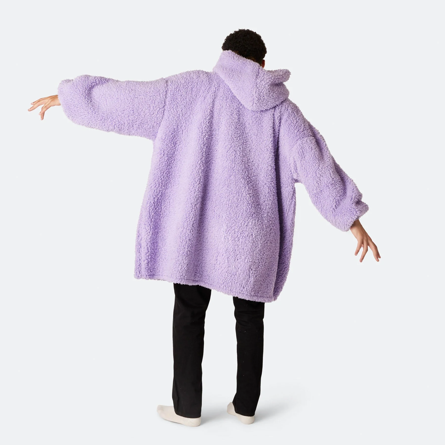 Lila Sherpa HappyHoodie - Image 6