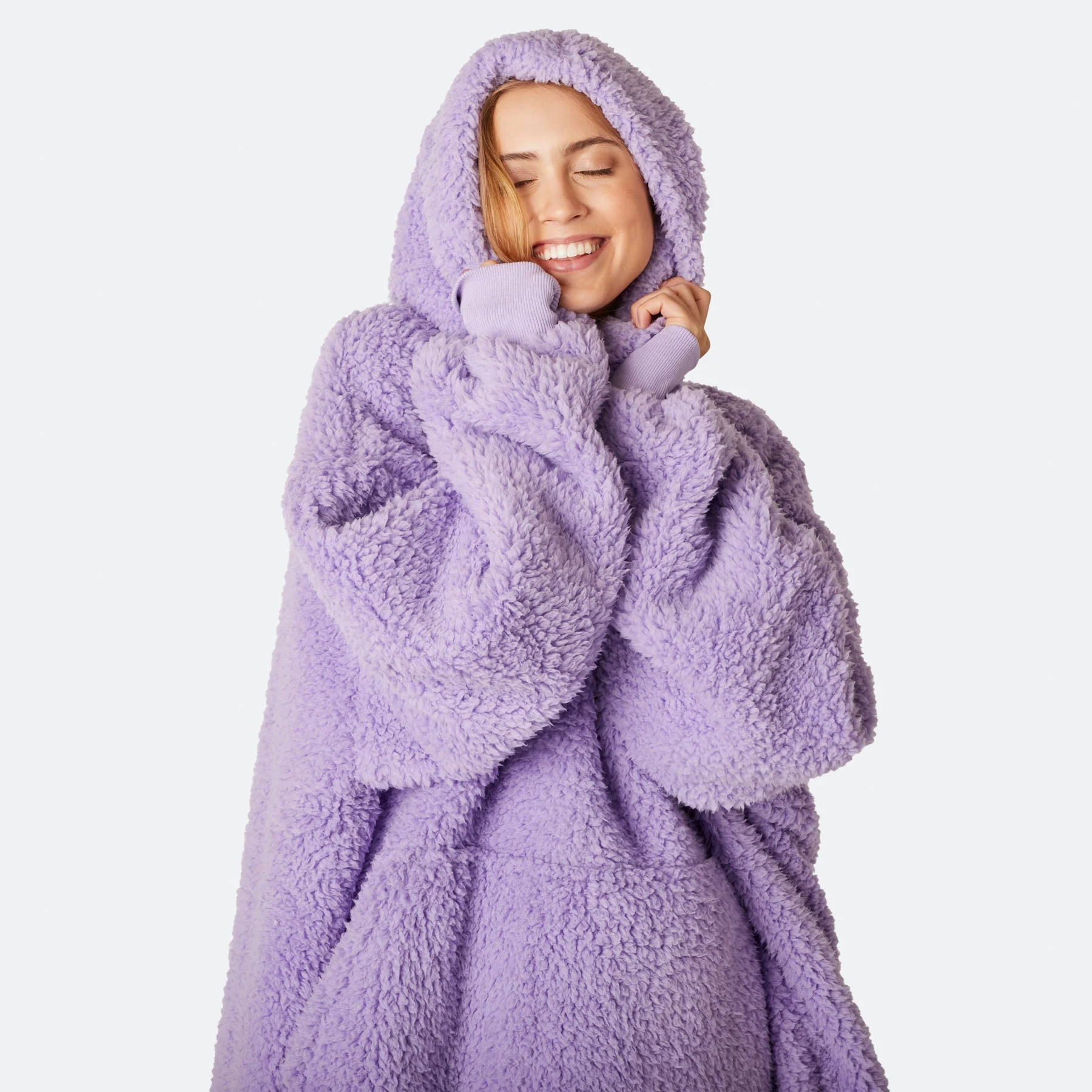 Lila Sherpa HappyHoodie - Image 7