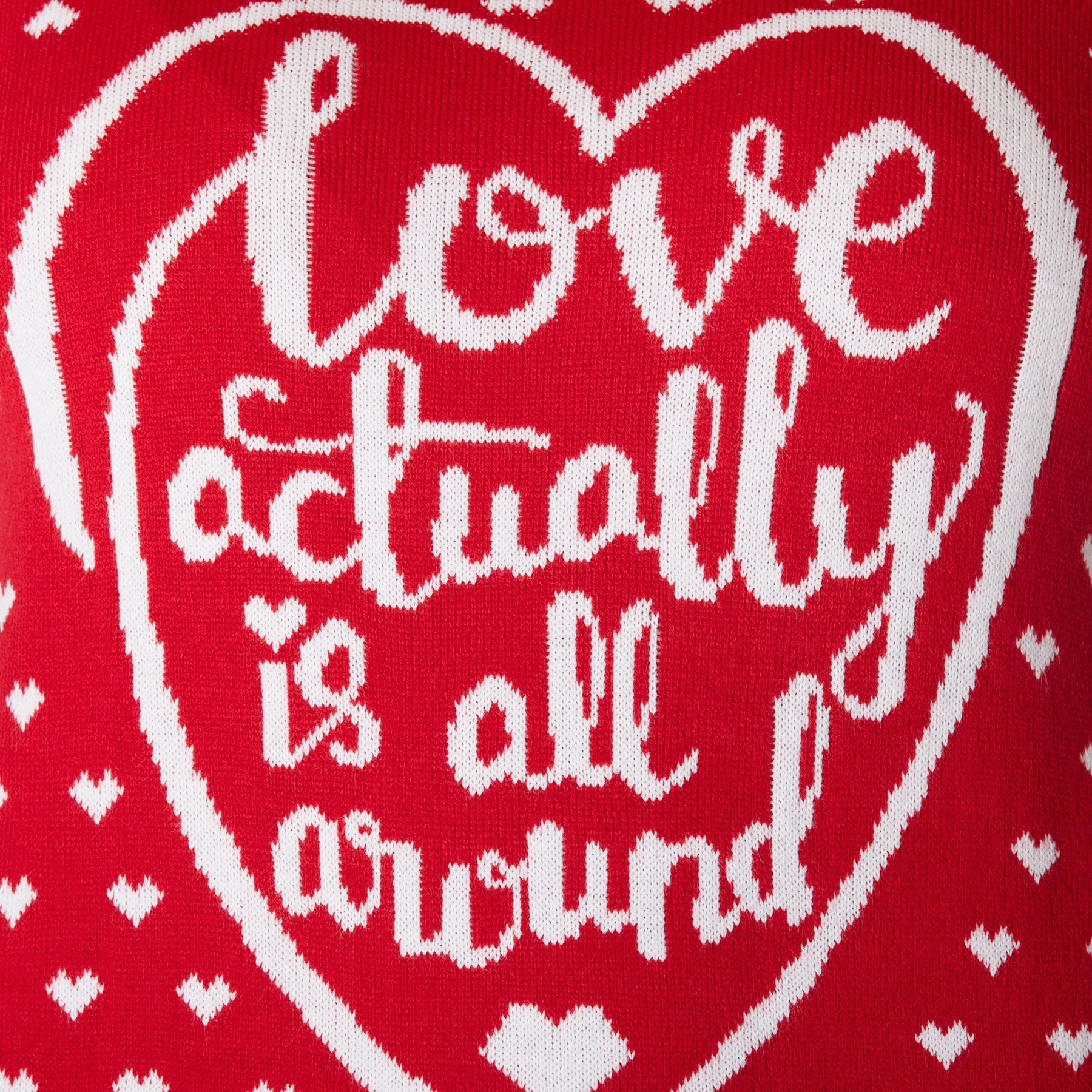 Love Actually Is All Around Weihnachtspullover Damen - Image 4