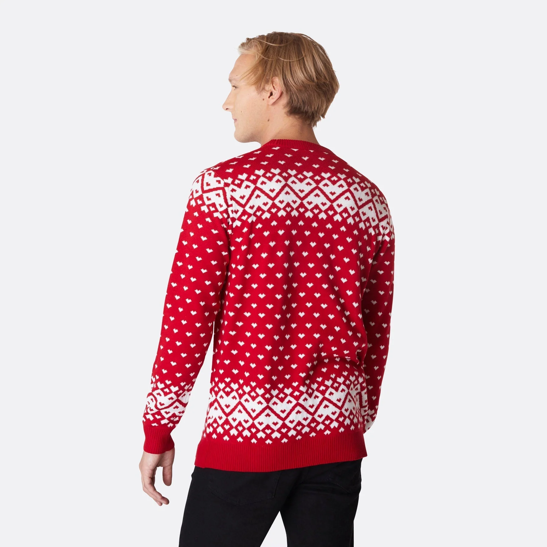 Love Actually Is All Around Weihnachtspullover Herren - Image 3