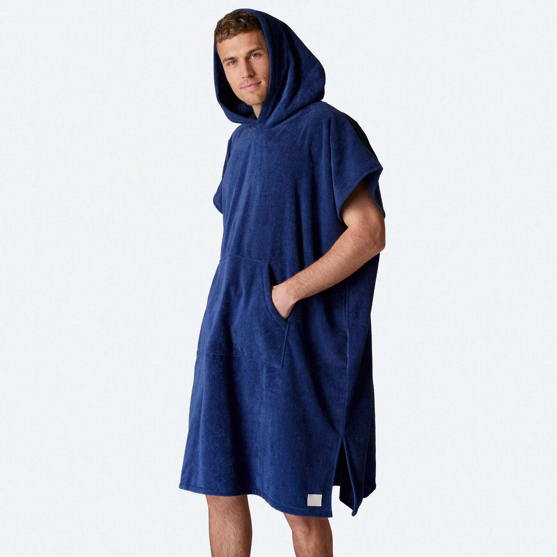 Marineblauer Badeponcho - Image 3