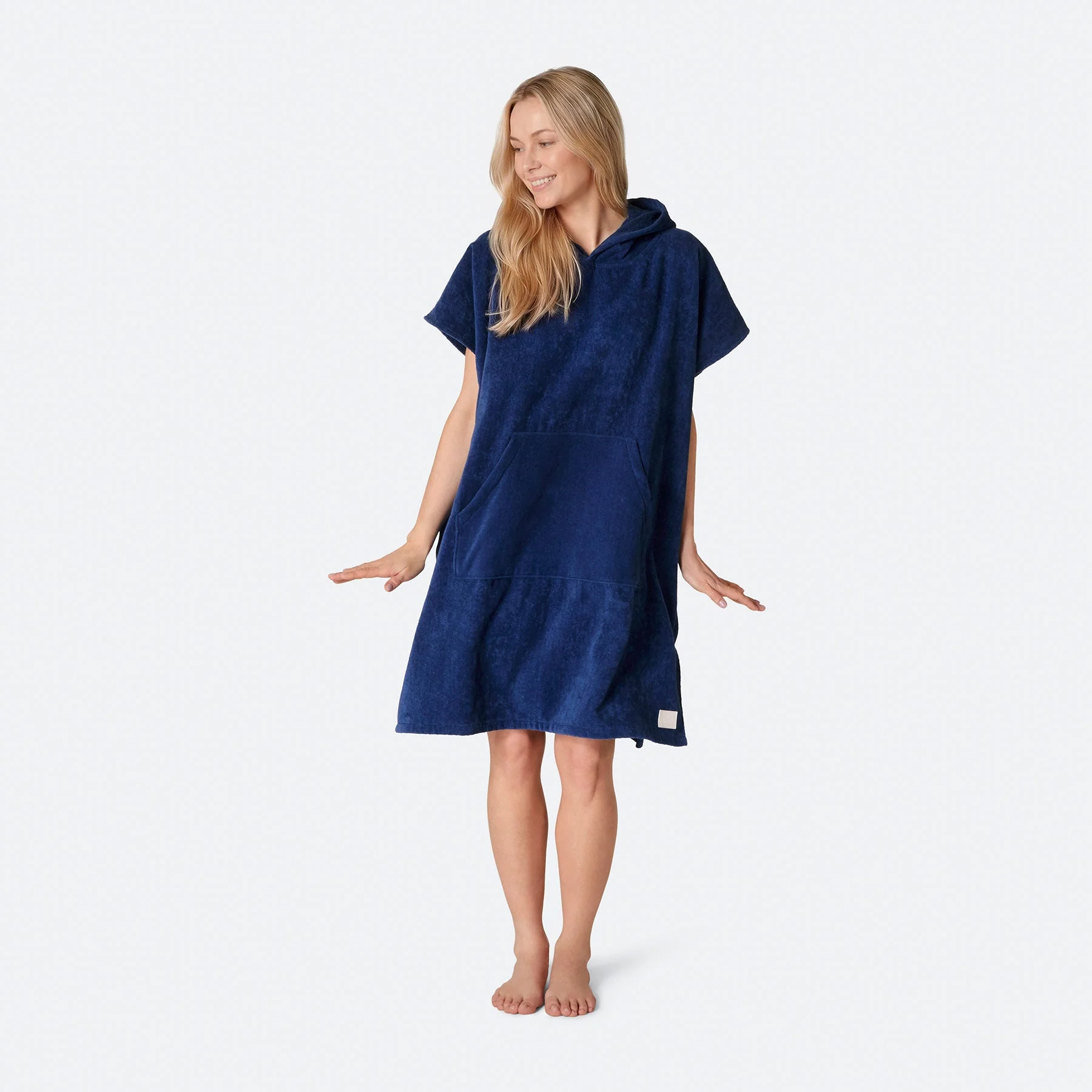Marineblauer Badeponcho - Image 7