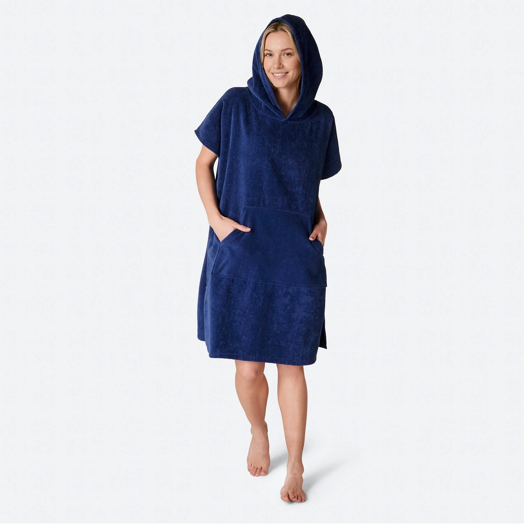Marineblauer Badeponcho - Image 8