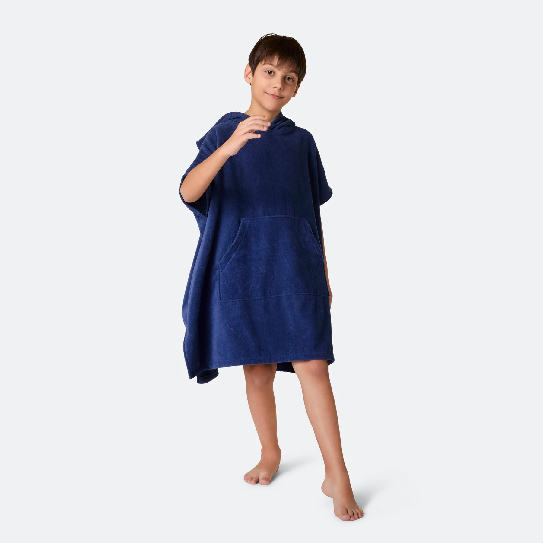 Marineblauer Badeponcho Kinder - Image 3