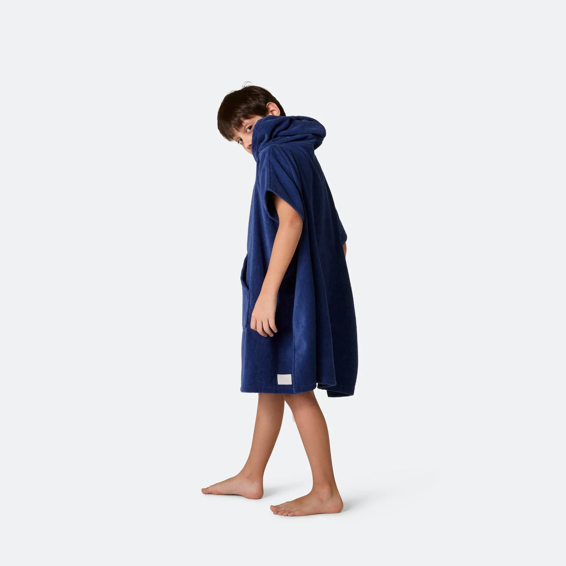 Marineblauer Badeponcho Kinder - Image 4