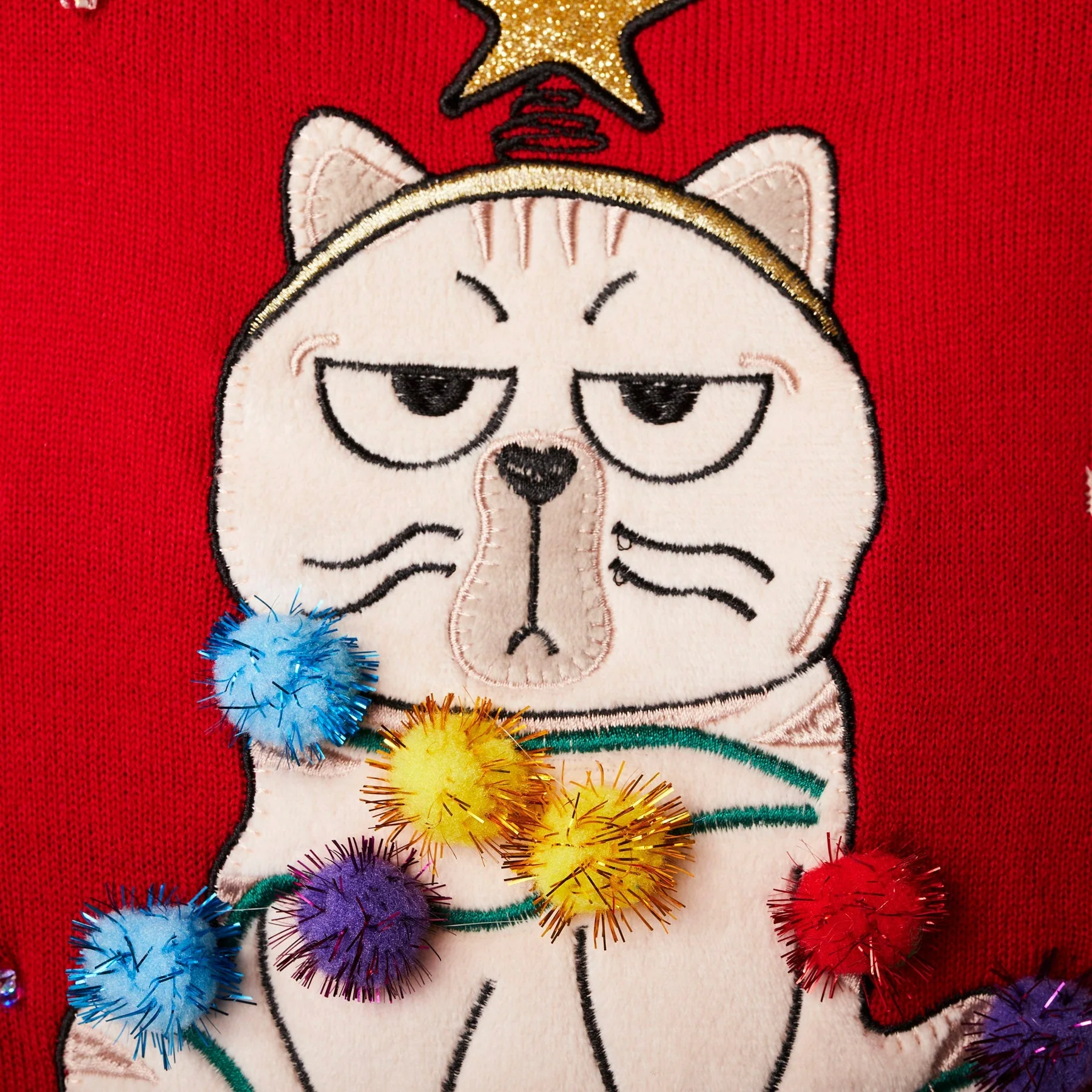 Meowy Weihnachtspullover Herren - Image 5