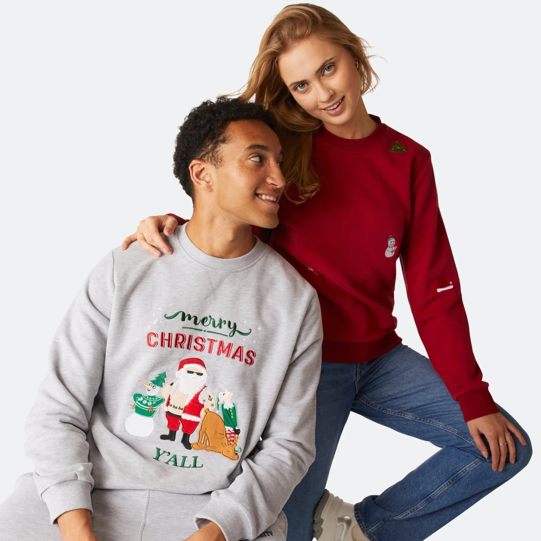 Merry Christmas Y'all Weihnachts-Sweatshirt Herren - Image 4