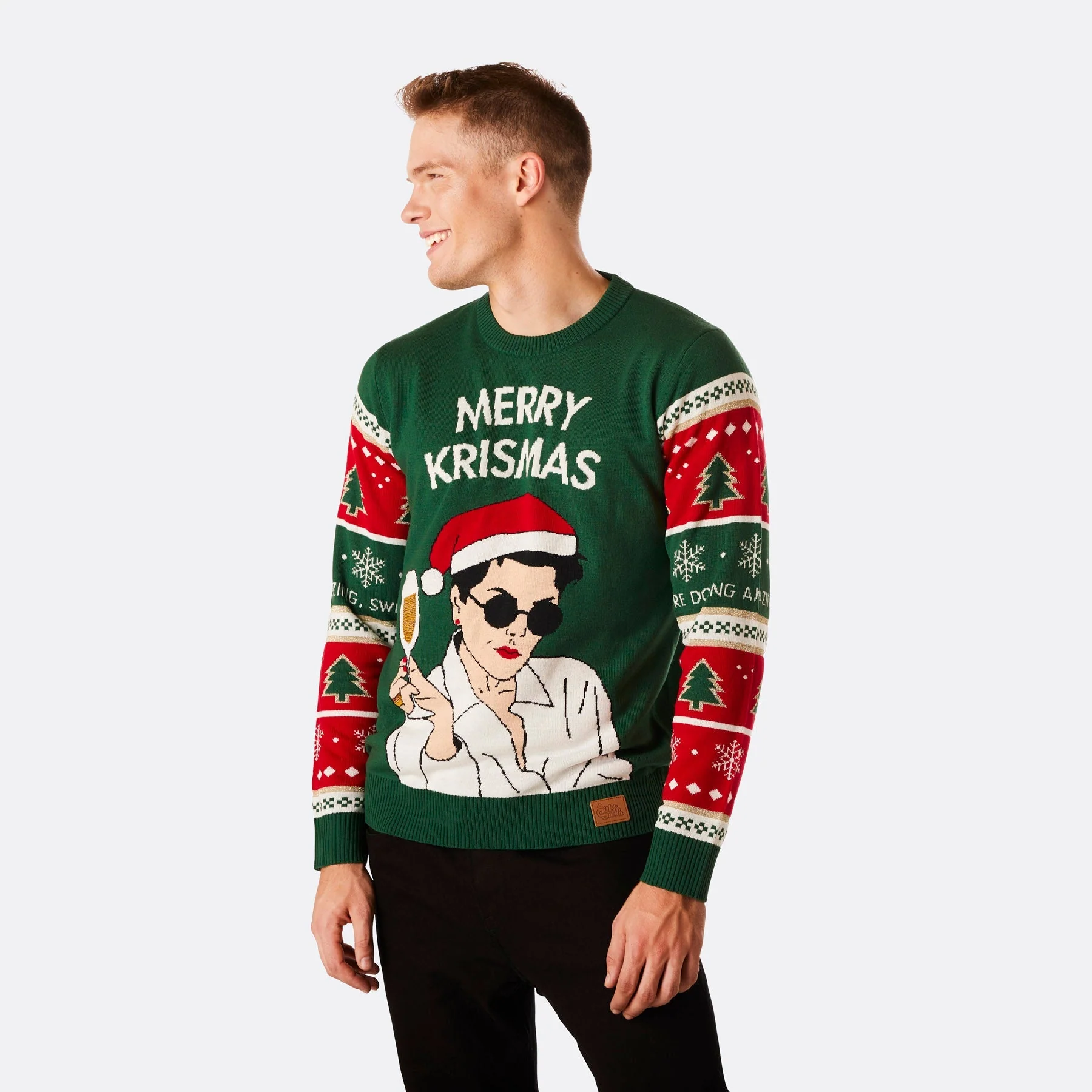 Merry Krismas Weihnachtspullover Herren - Image 3