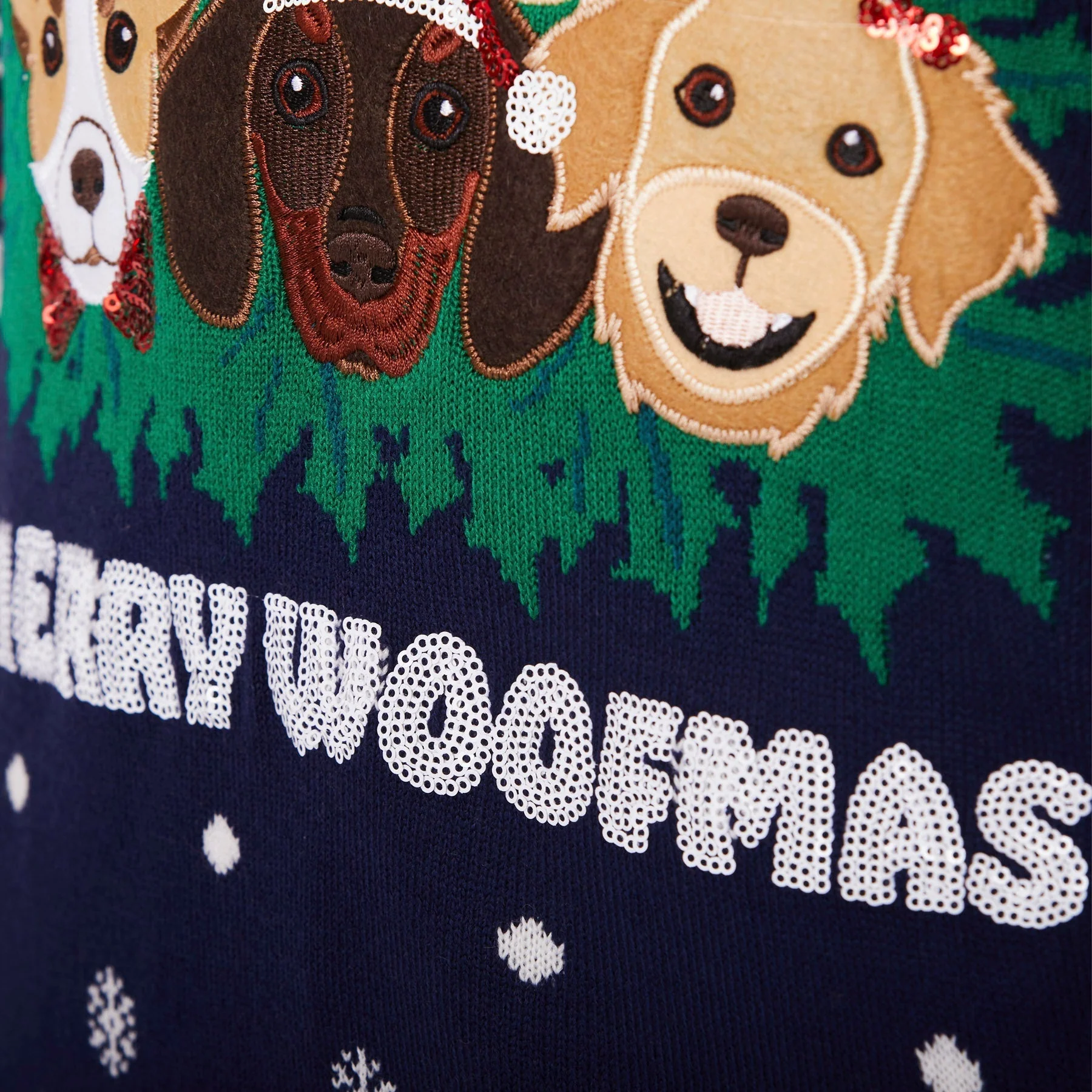 Merry Woofmas Weihnachtspullover Herren - Image 5