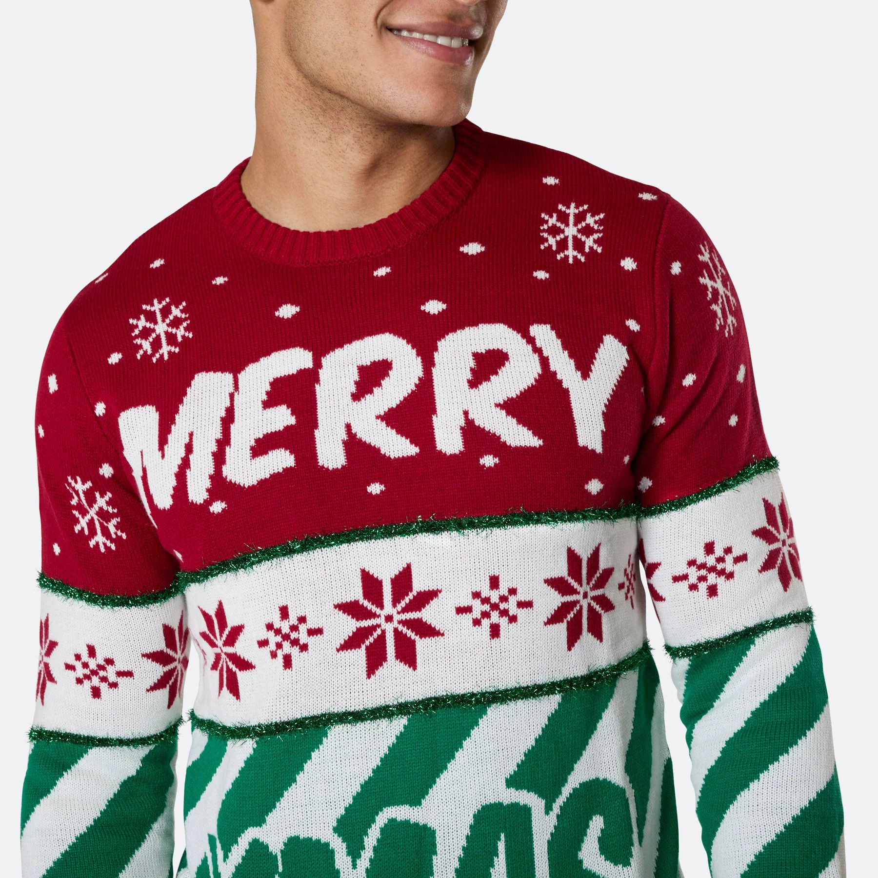 Merry Xmas Weihnachtspullover Herren - Image 4