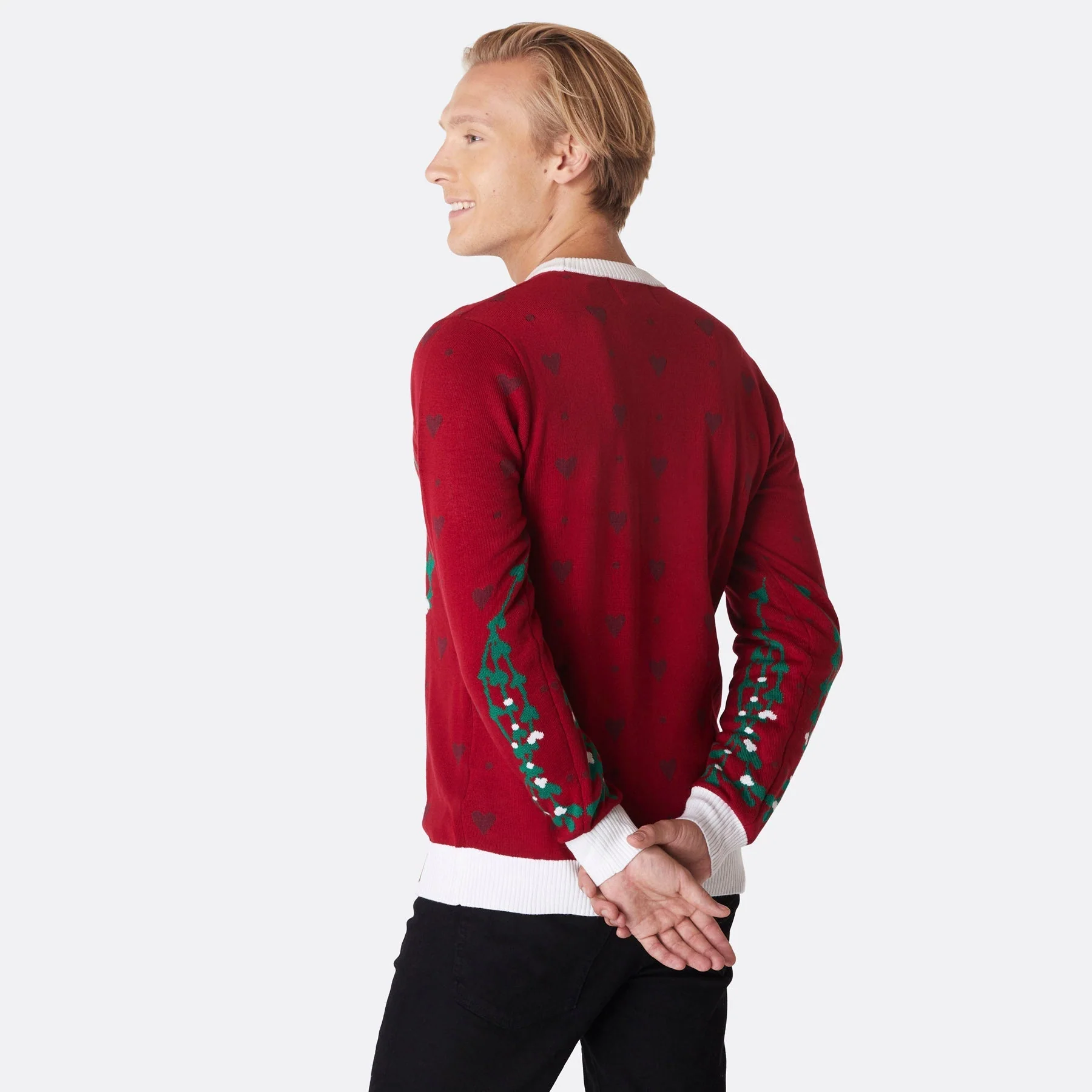 Mistletoe Weihnachtspullover Herren - Image 3