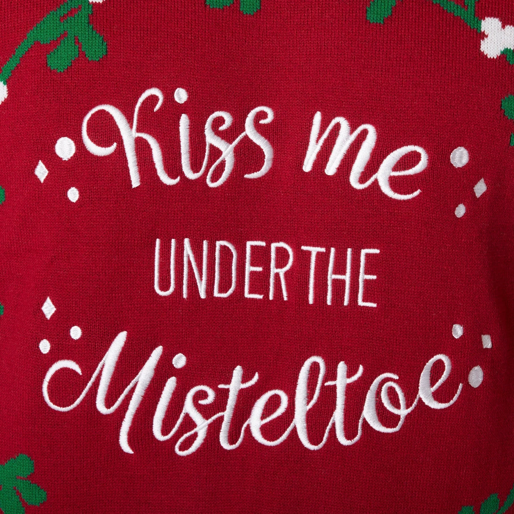 Mistletoe Weihnachtspullover Herren - Image 4