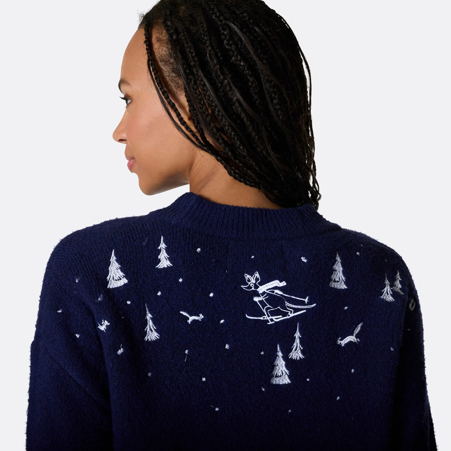 Mumins Oversized Weihnachtspullover Damen - Image 5