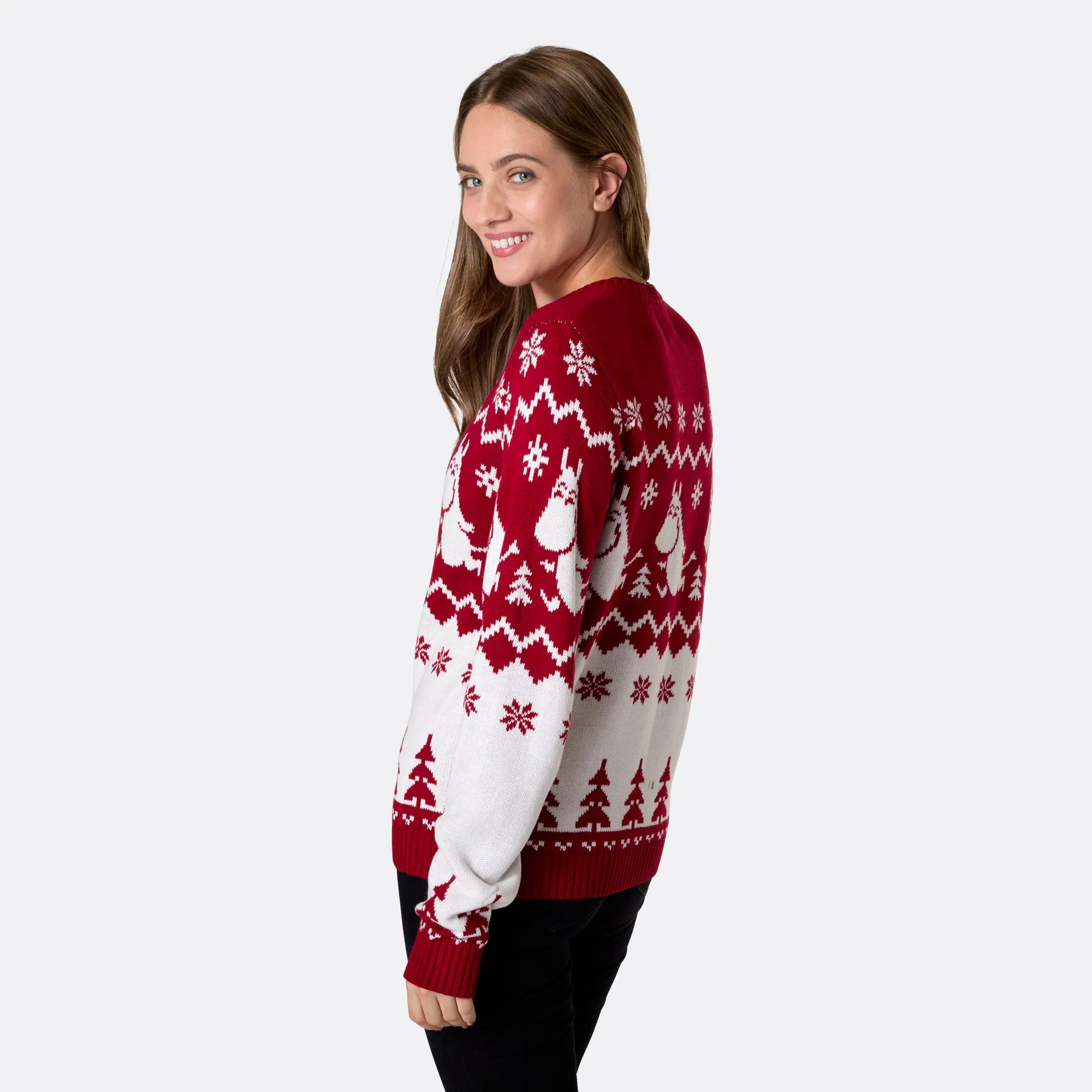 Mumins Weihnachtspullover Damen - Image 3