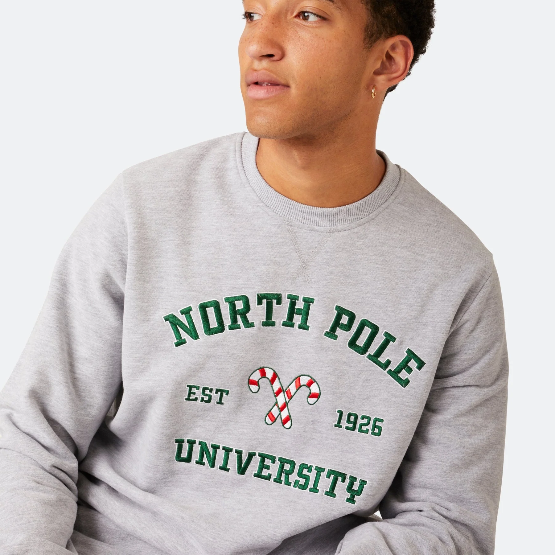 North Pole University Weihnachts-Sweatshirt Herren - Image 4